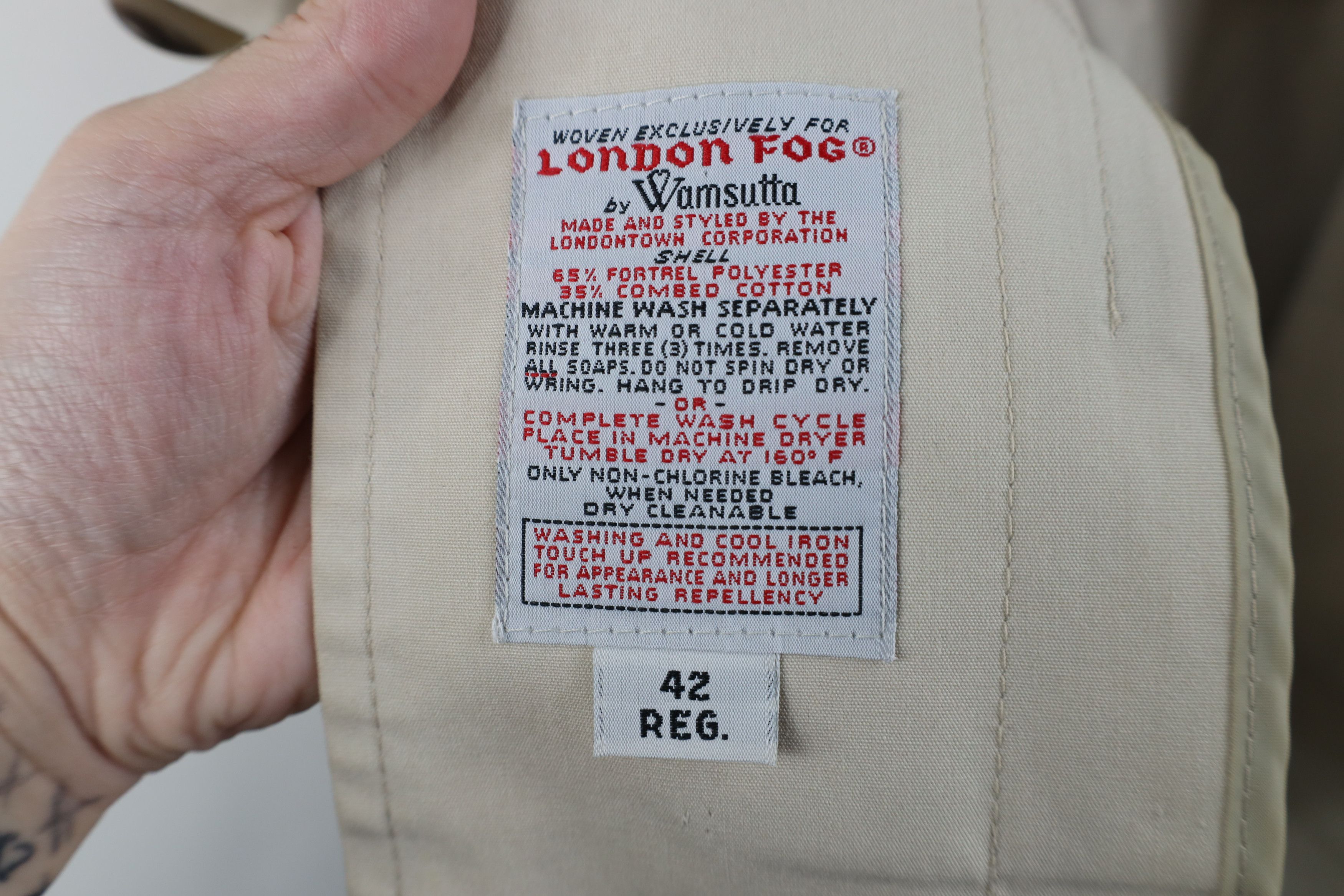 Vintage Vintage 70s Streetwear Style Trench Coat Rain Jacket Size US XL / EU 56 / 4 - 11 Thumbnail