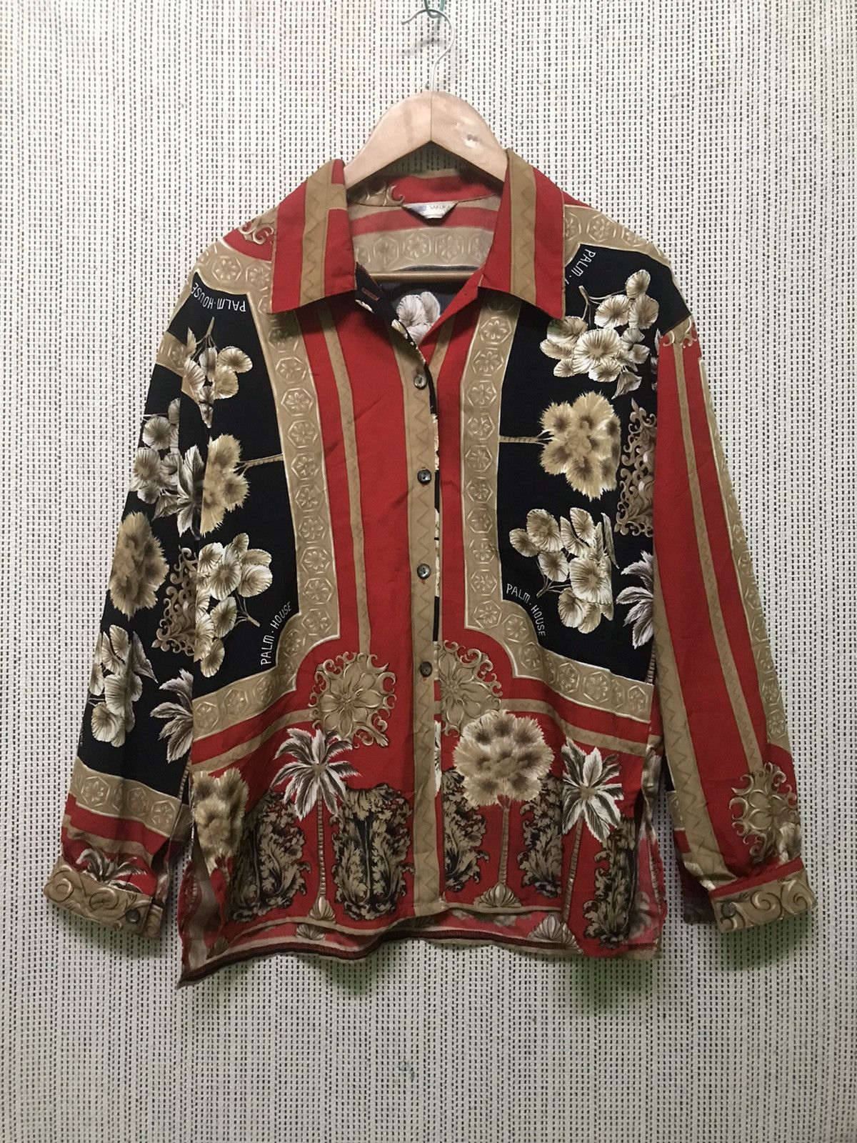 Japanese Brand vtg sakura ya palm house japanese brand Size US L / EU 52-54 / 3 - 1 Thumbnail