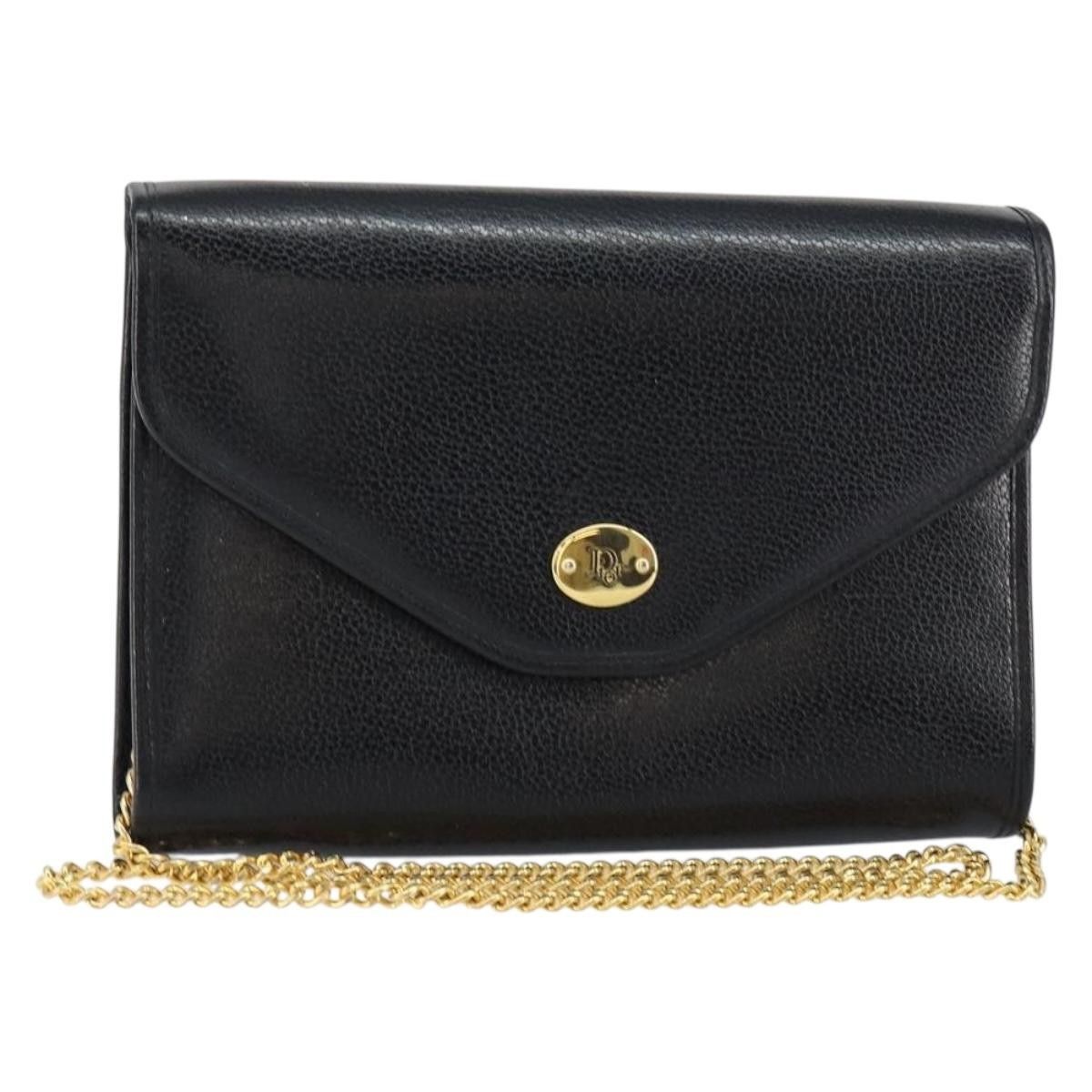 Dior Christian Dior Vintage Chain Flap Shoulder Bag Leather Size ONE SIZE - 1 Thumbnail