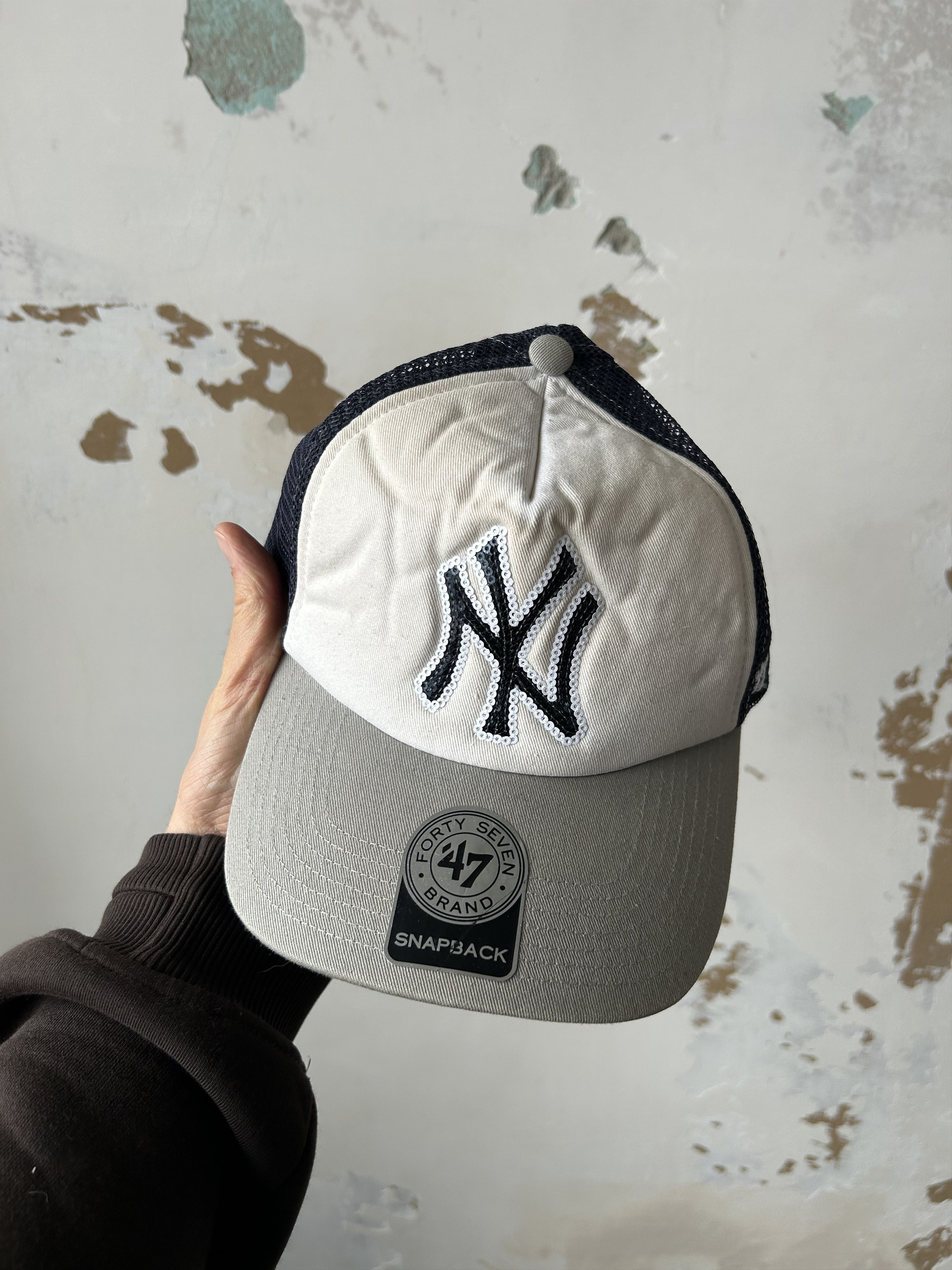 New York Yankees × Vintage Vintage New York Yankees Cap Os Size ONE SIZE - 2 Thumbnail