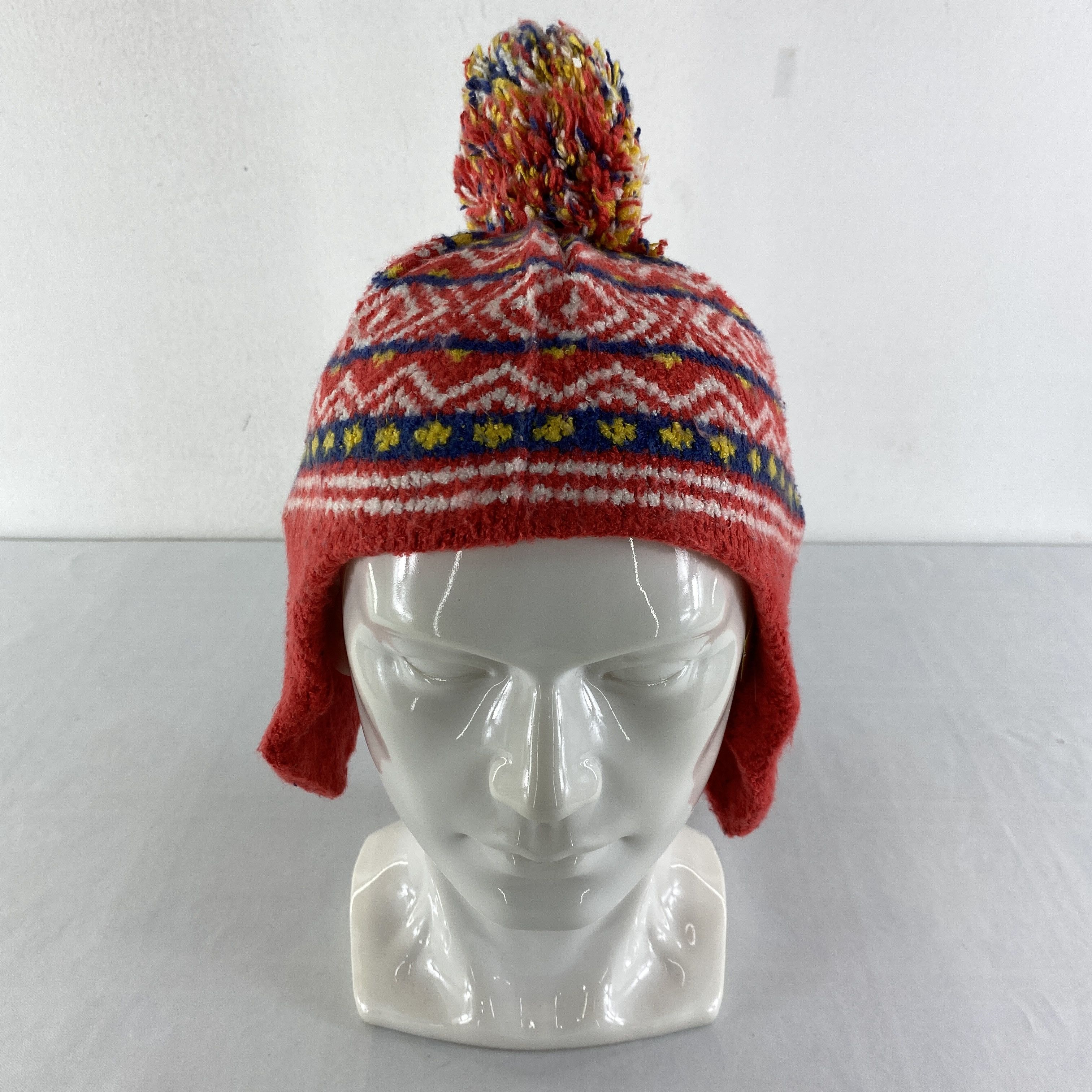 Japanese Brand Geometric Snow Cap Hat Beanie -BN502 Size ONE SIZE - 2 Thumbnail