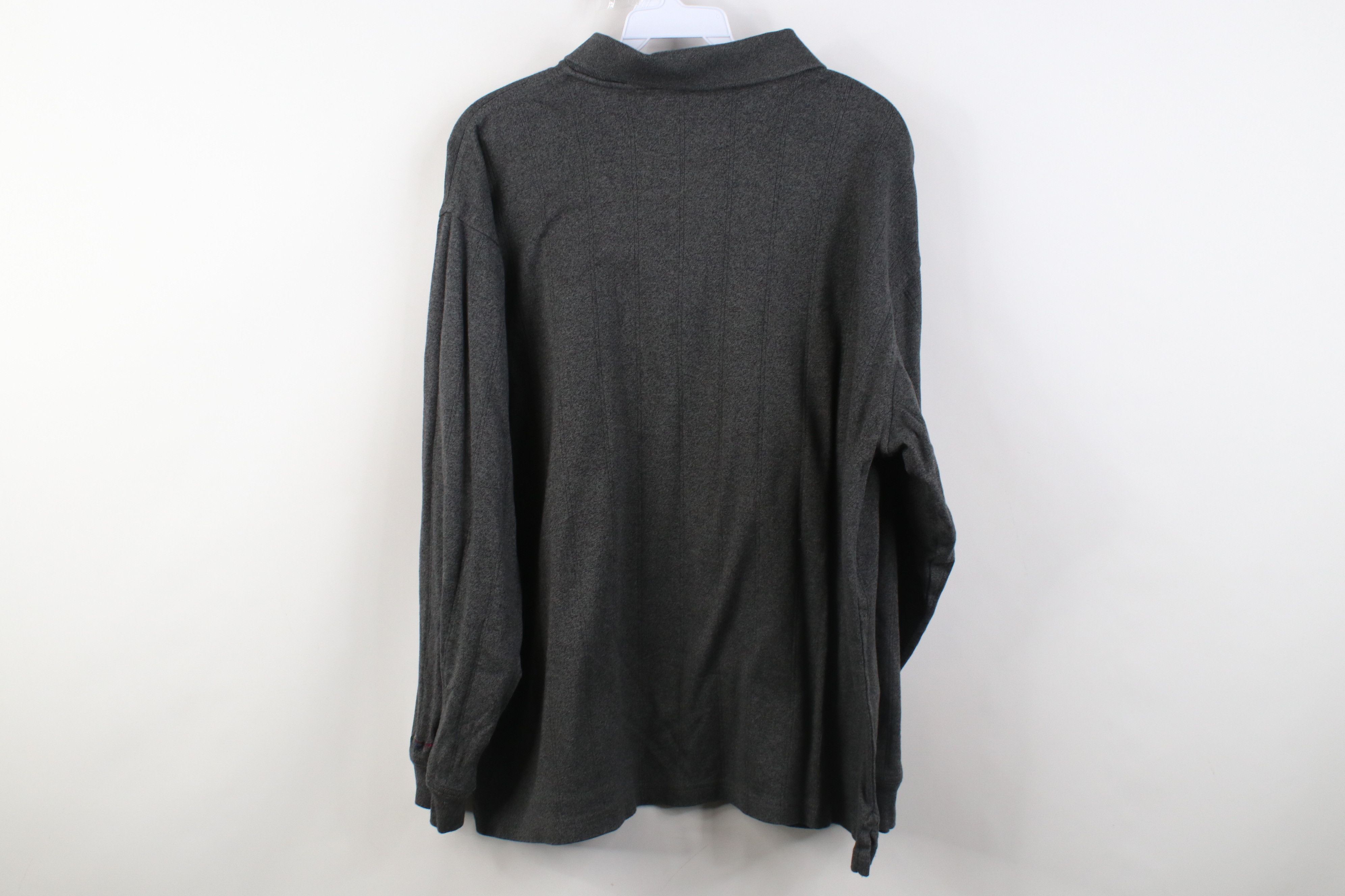 Vintage Vintage 90s Y2K Streetwear Heavy Long Sleeve Golf Polo Size US L / EU 52-54 / 3 - 9 Thumbnail