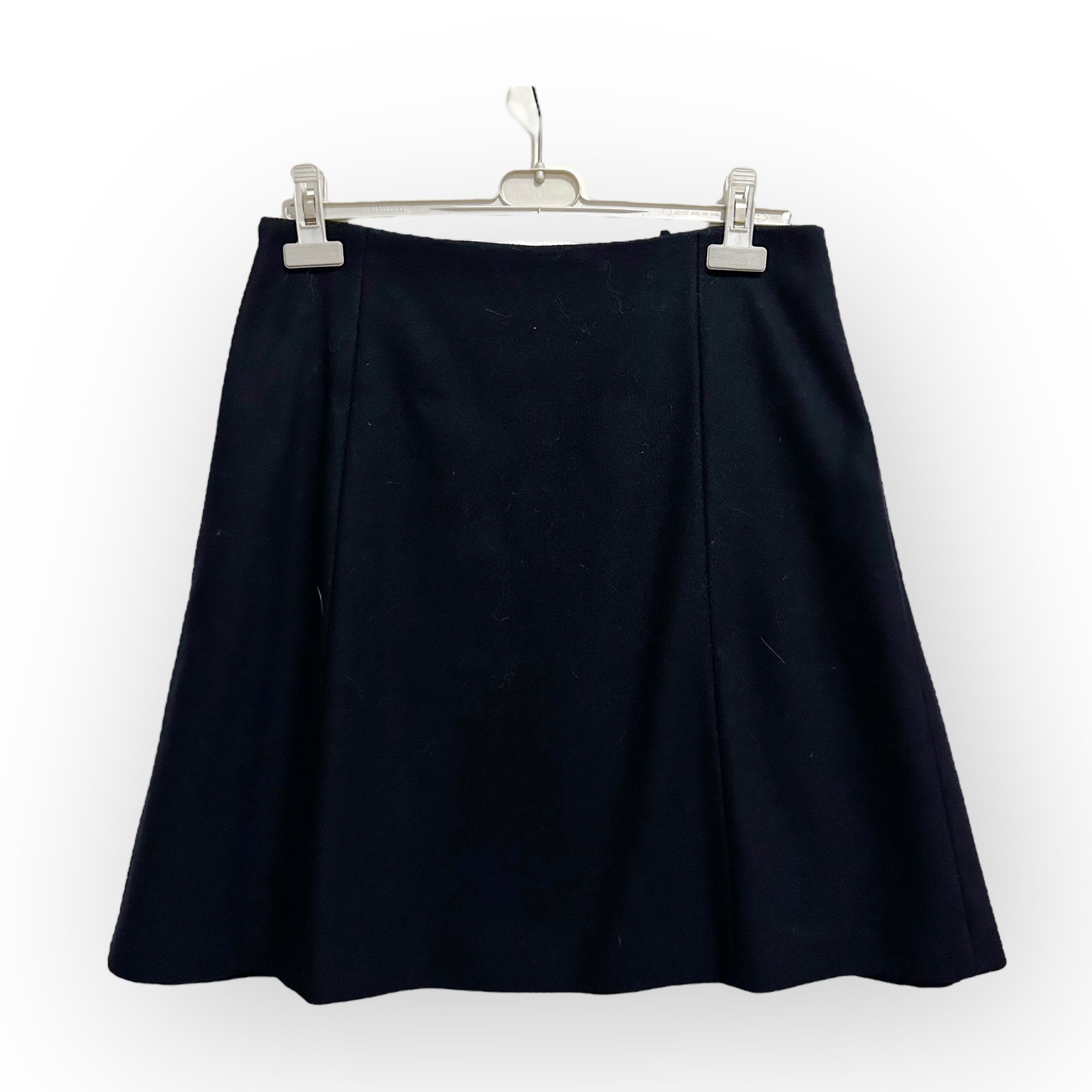 Jil Sander Jil Sander Navy Blue Wool Skirt, Size 40EU Size 28" / US 6 / IT 42 - 2 Thumbnail