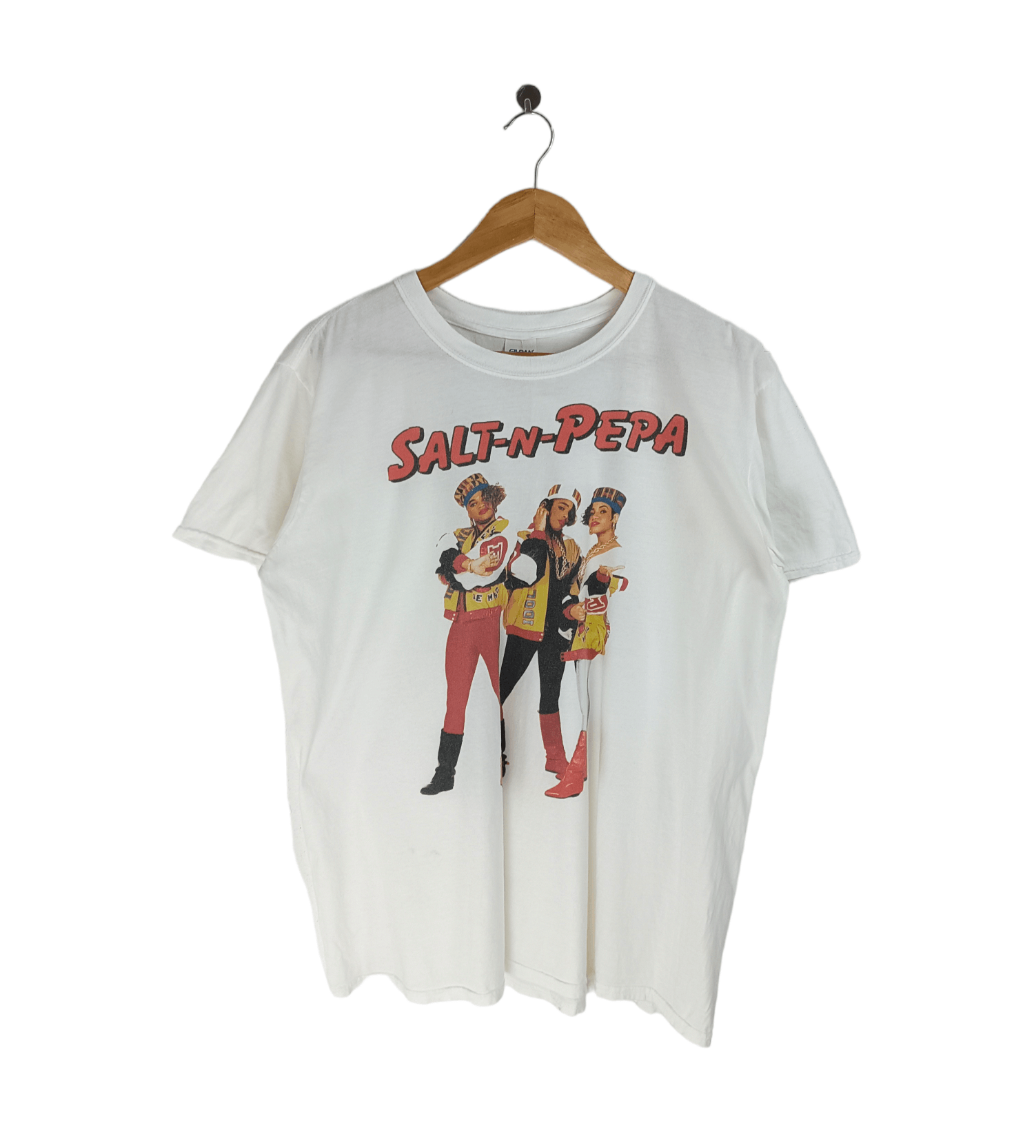 Vintage 1988 store Salt N Pepa Play Logo Hip Hop Shirt Size Small Rare