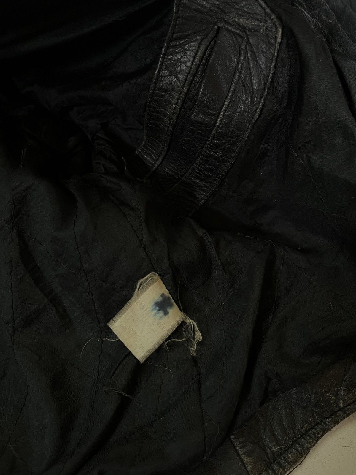 Vintage Vintage Leather Jacket “Rare” Sz. L (true vintage) Size US L / EU 52-54 / 3 - 4 Thumbnail