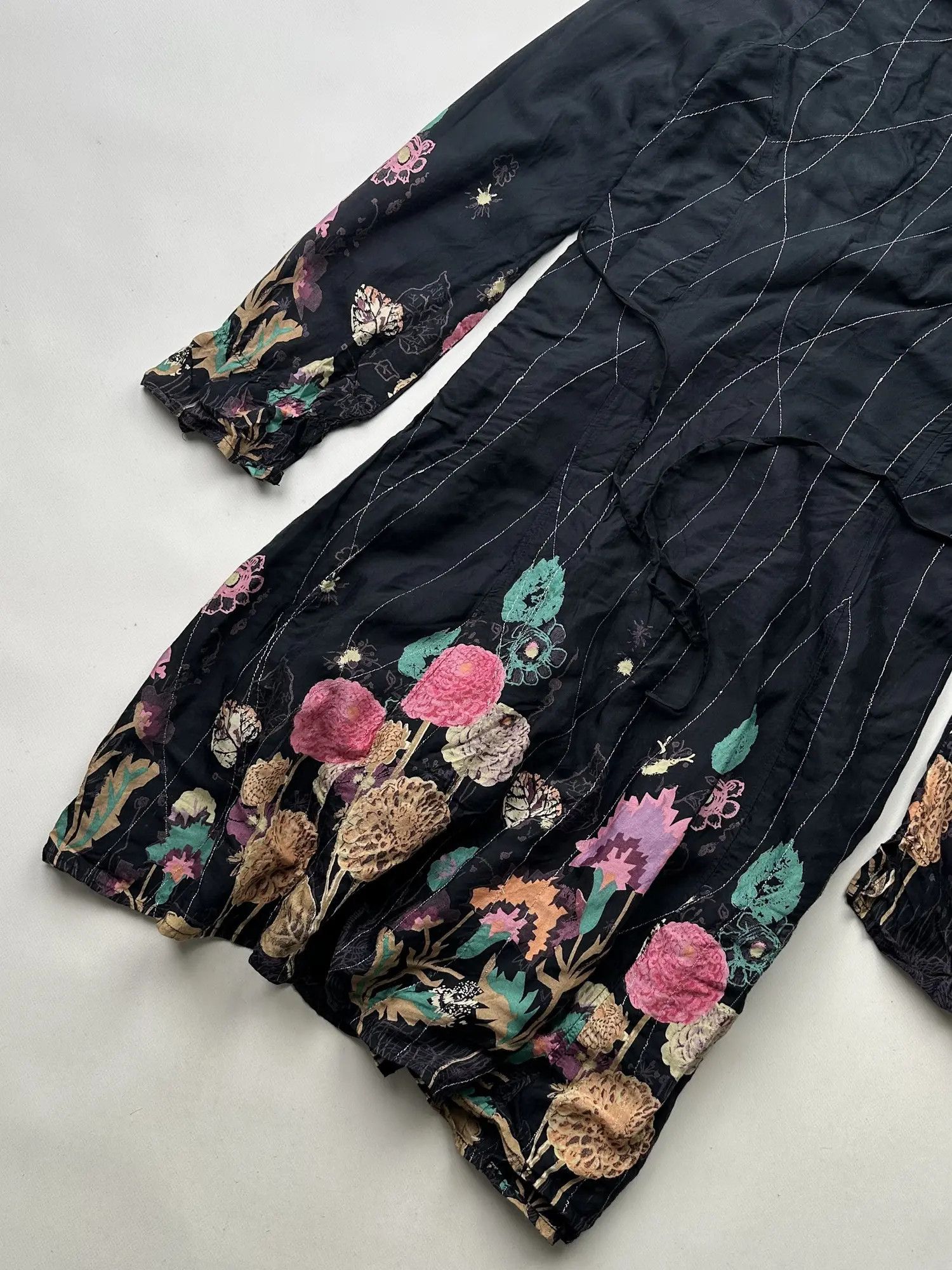 Desigual Desigual Vintage Flare Printed Maxi Dress (360) Size S / US 4 / IT 40 - 11 Thumbnail