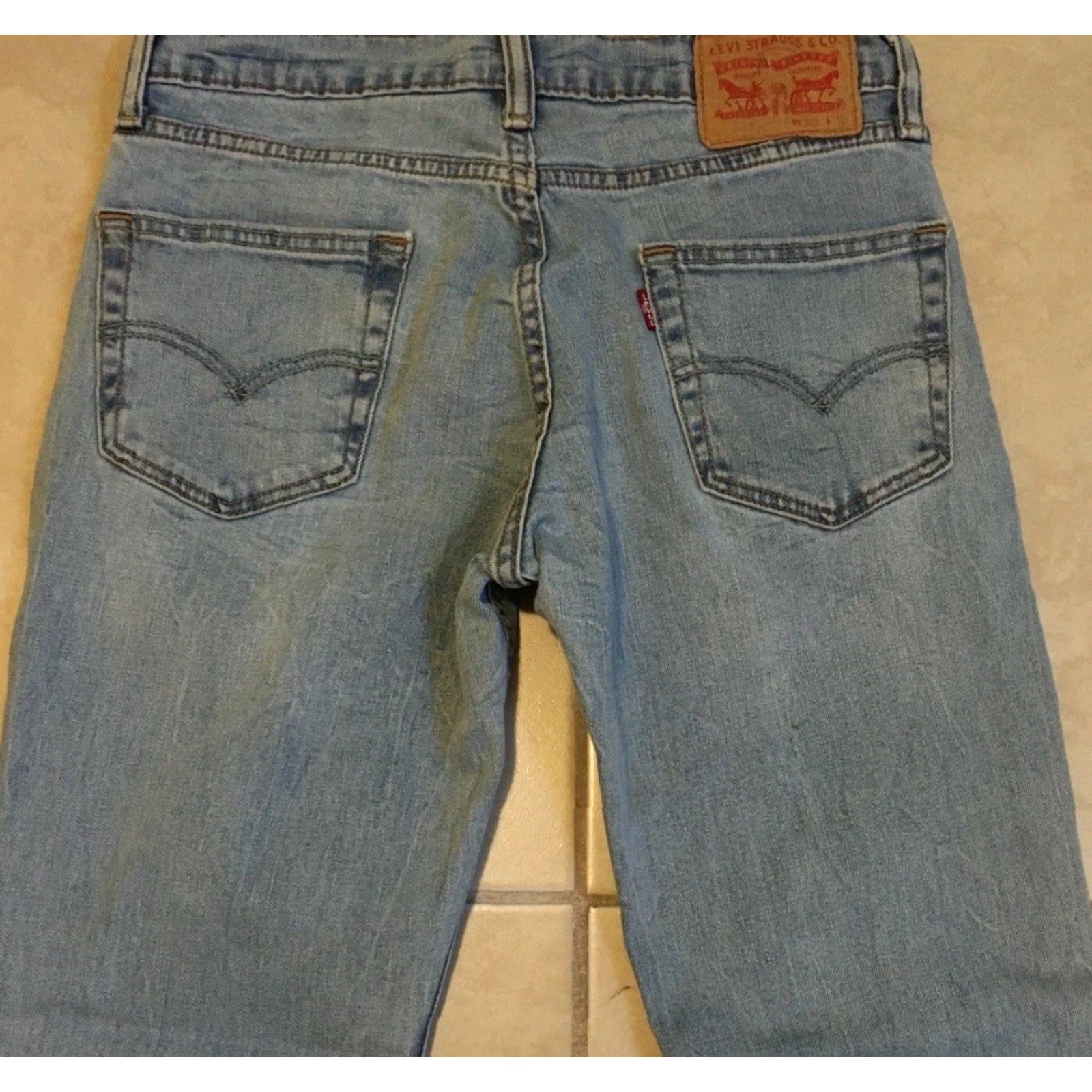 Levi's VINTAGE Levi's Jeans 511 30 Slim Fit Distressed Straight 90s Grunge Biker Punk Cowboy Western USA Mens Blue Denim Clothing Jeans 30 (Regular) Size US 30 / EU 46 - 5 Thumbnail