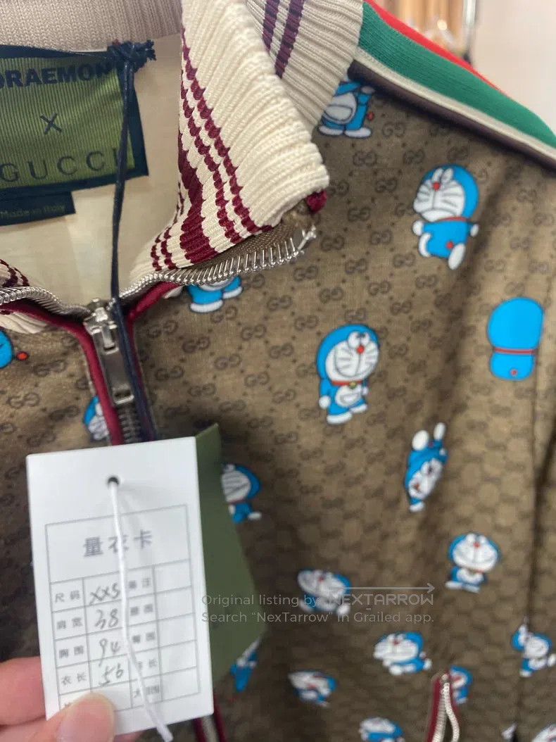 Gucci Gucci Doraemon co-branded old flower full print logo zippe Size US XXS / EU 40 - 3 Thumbnail