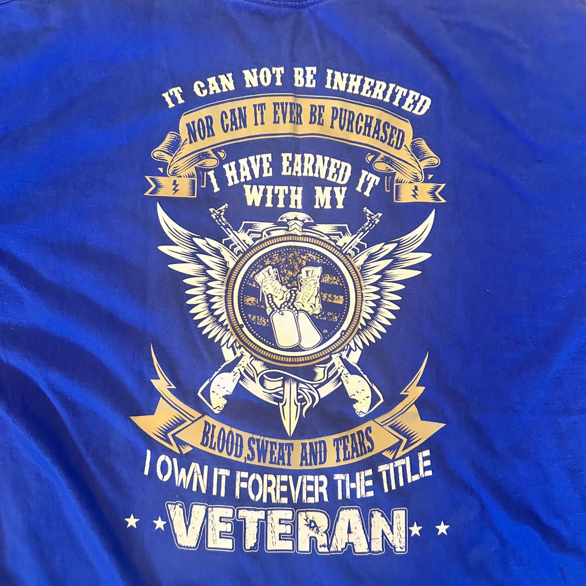 Hanes Hanes Veteran Soldier Support Skull Graphic Tee XL Size US XL / EU 56 / 4 - 3 Thumbnail