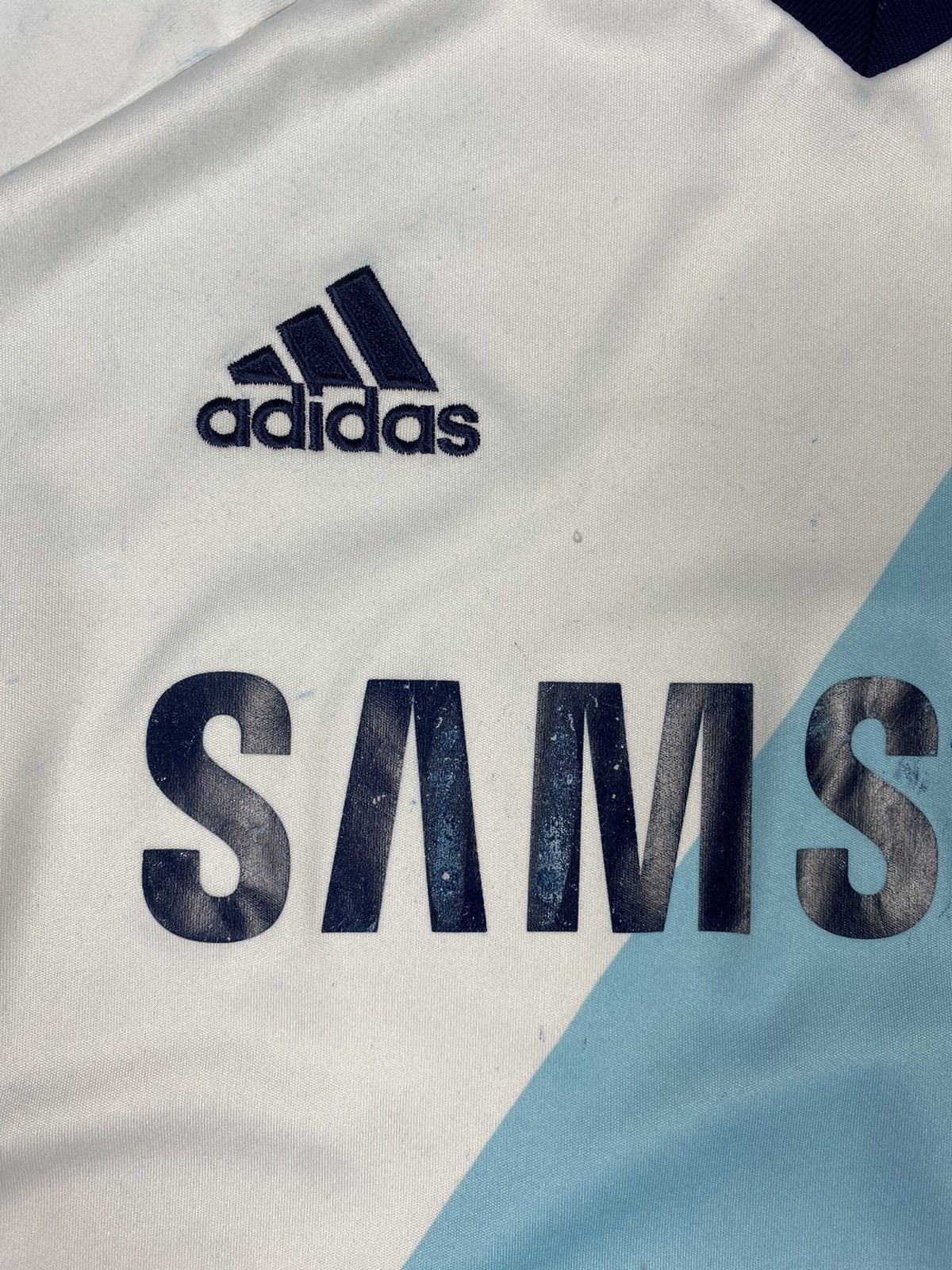 Adidas × Chelsea Soccer Adidas Chelsea 2012 2013 Samsung Away Soccer Jersey Football Size US L / EU 52-54 / 3 - 7 Thumbnail