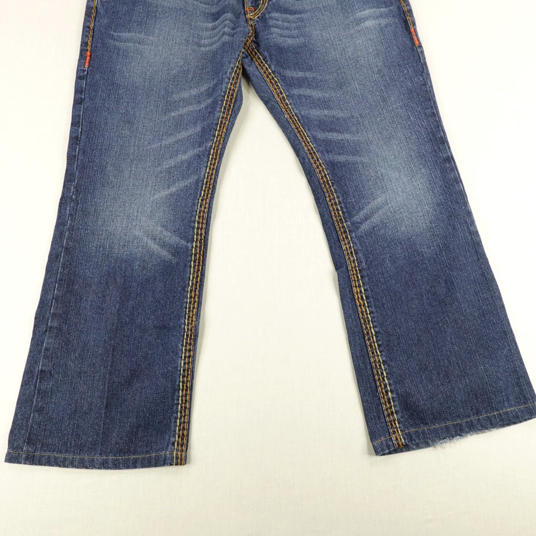 True Religion VINTAGE True Religion Jeans Men 38 Waist 30 Inseam Dark Blue Denim Bootcut Regular Fit Y2K Size US 38 / EU 54 - 3 Thumbnail