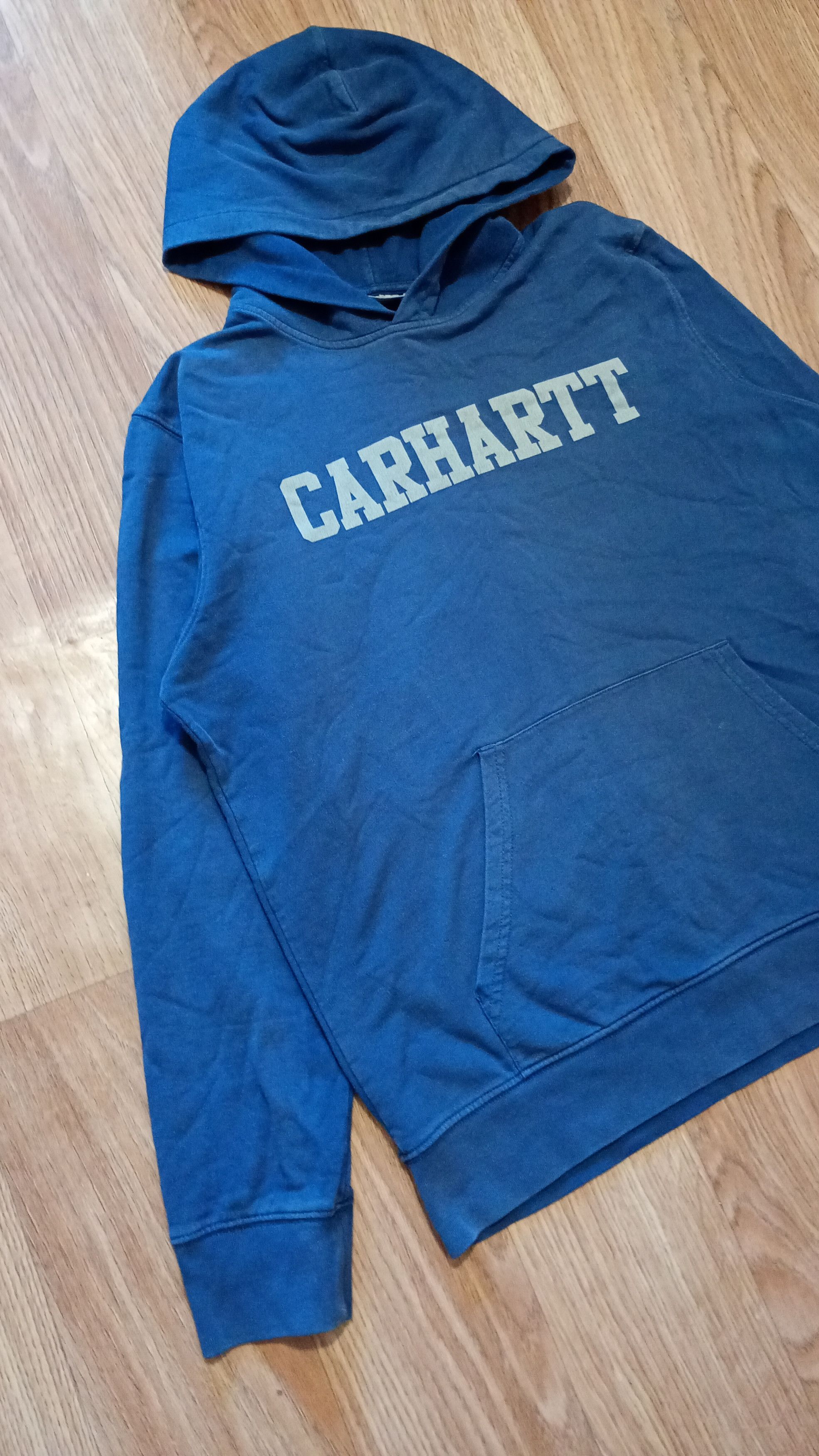 Carhartt Carhartt Vintage Hoodie distressed logo Size US L / EU 52-54 / 3 - 3 Thumbnail