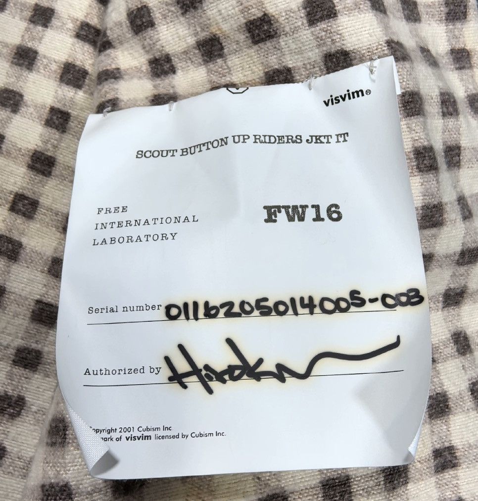 Visvim VISVIM 16AW SCOUT BUTTON UP RIDERS jacket 2412-Nextarrow Size US M / EU 48-50 / 2 - 7 Thumbnail