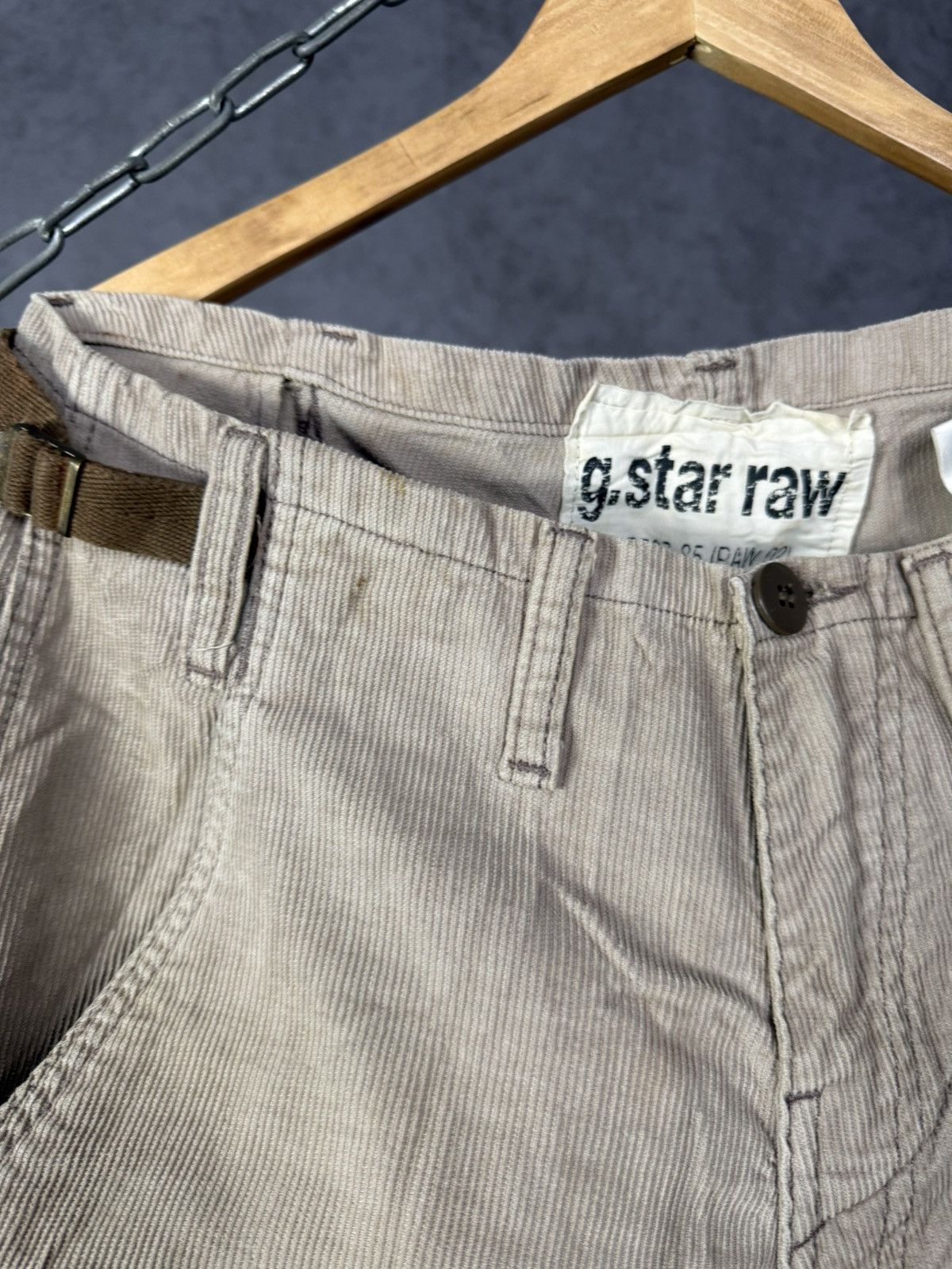 G-Star G Star Raw vintage cargo velvet pants Size US 31 - 4 Thumbnail