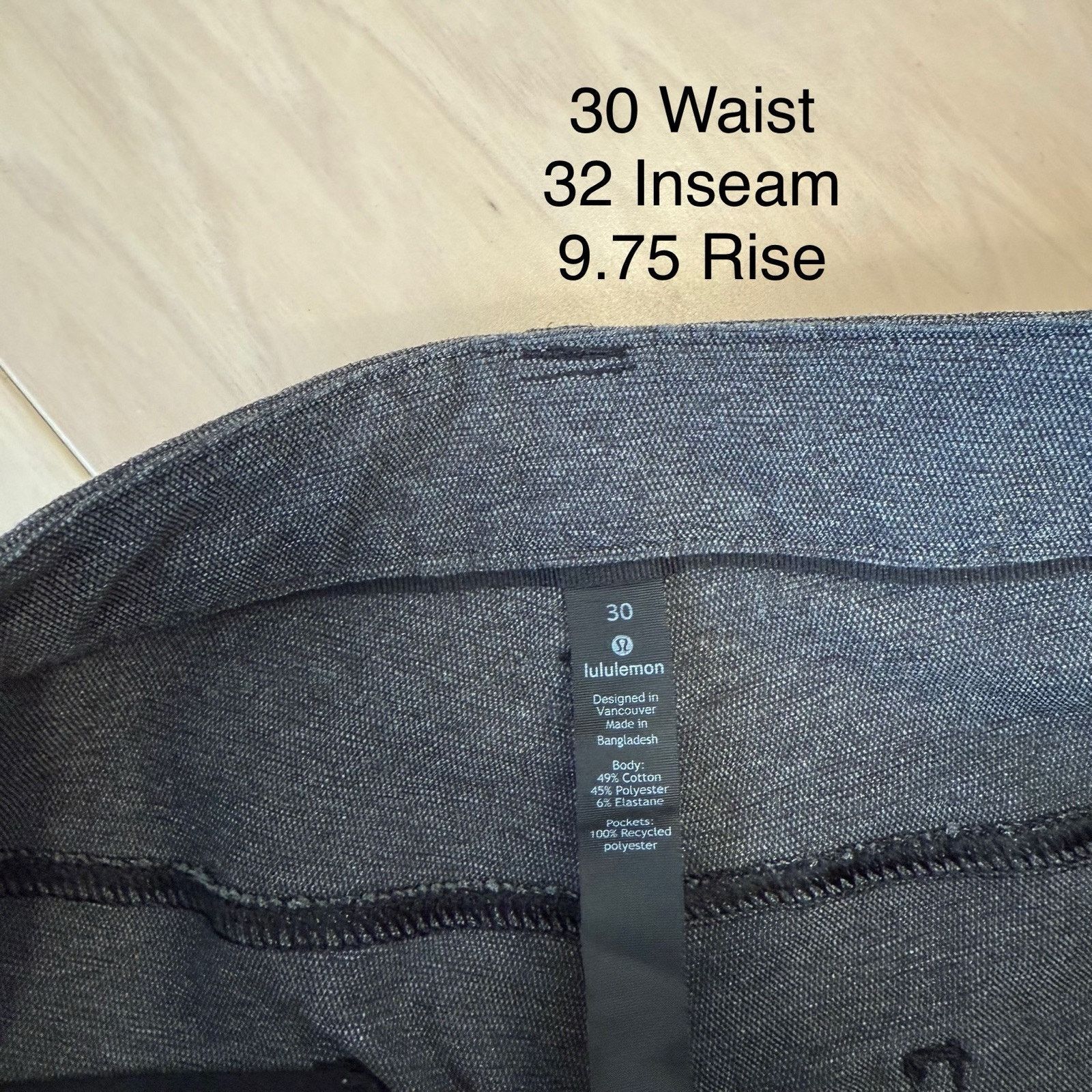 Lululemon Lululemon ABC Pants 30 Dark Gray Athleisure Workwear Size US 30 / EU 46 - 5 Thumbnail