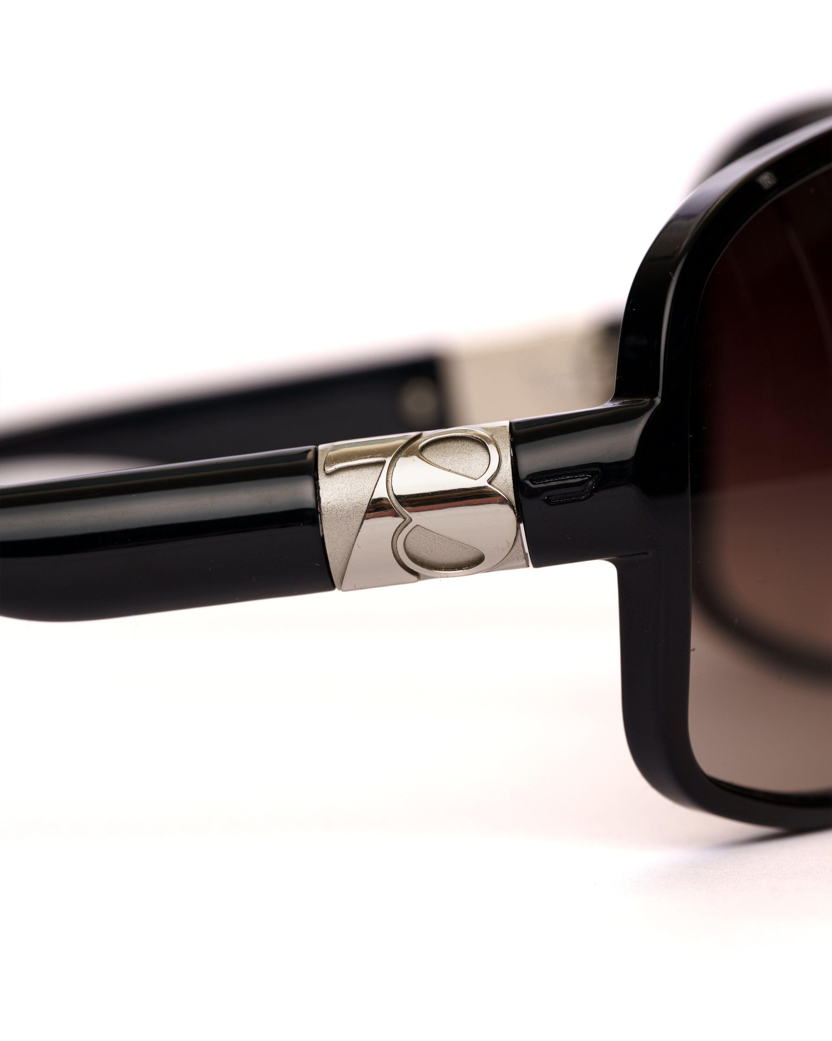 Diesel Diesel '00s Black Aviator Oversized Sunglasses Size ONE SIZE - 2 Thumbnail