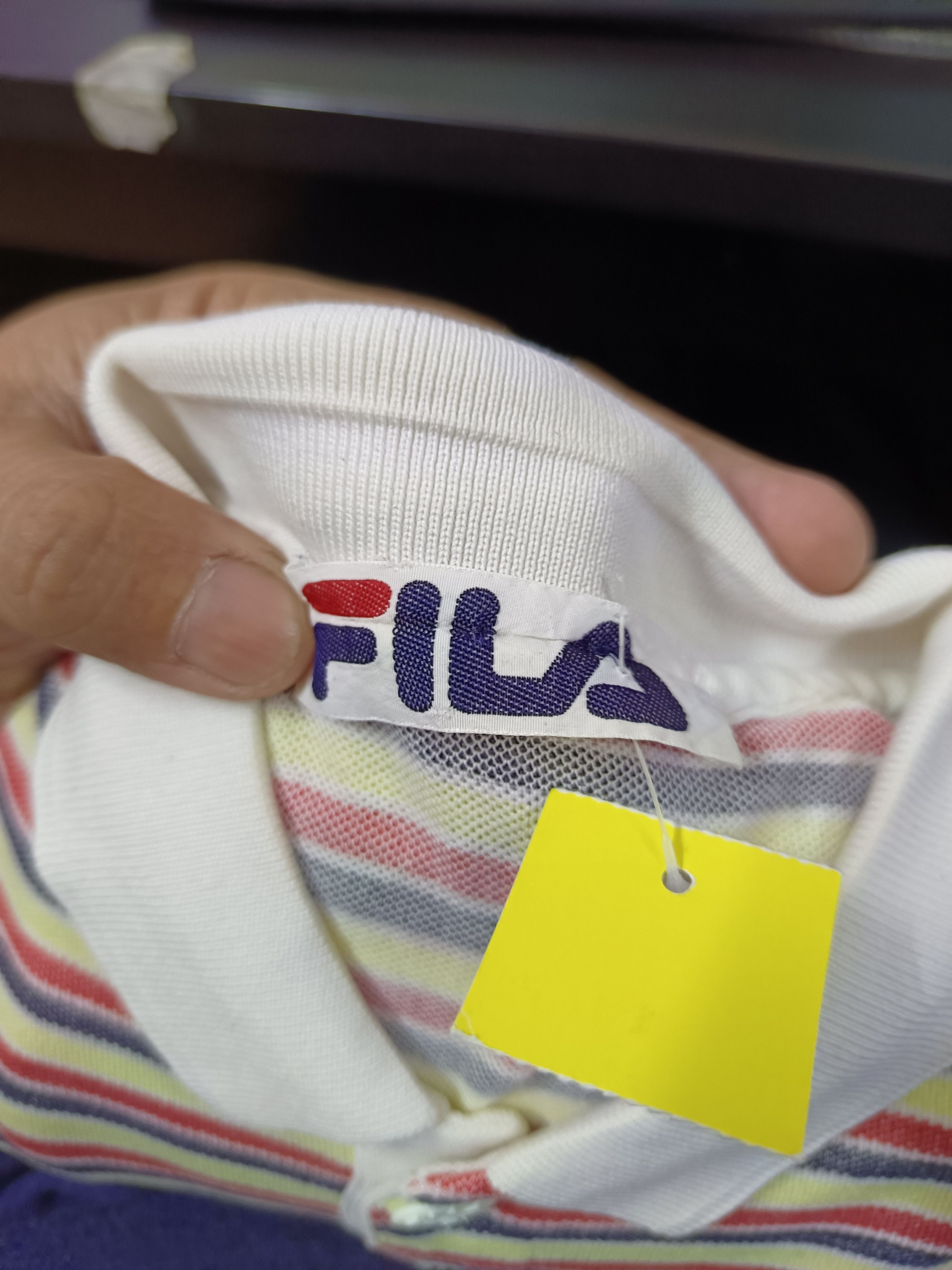 Fila × Vintage Vintage 90s Fila Polo Tee T-Shirt Size S / US 4 / IT 40 - 5 Thumbnail