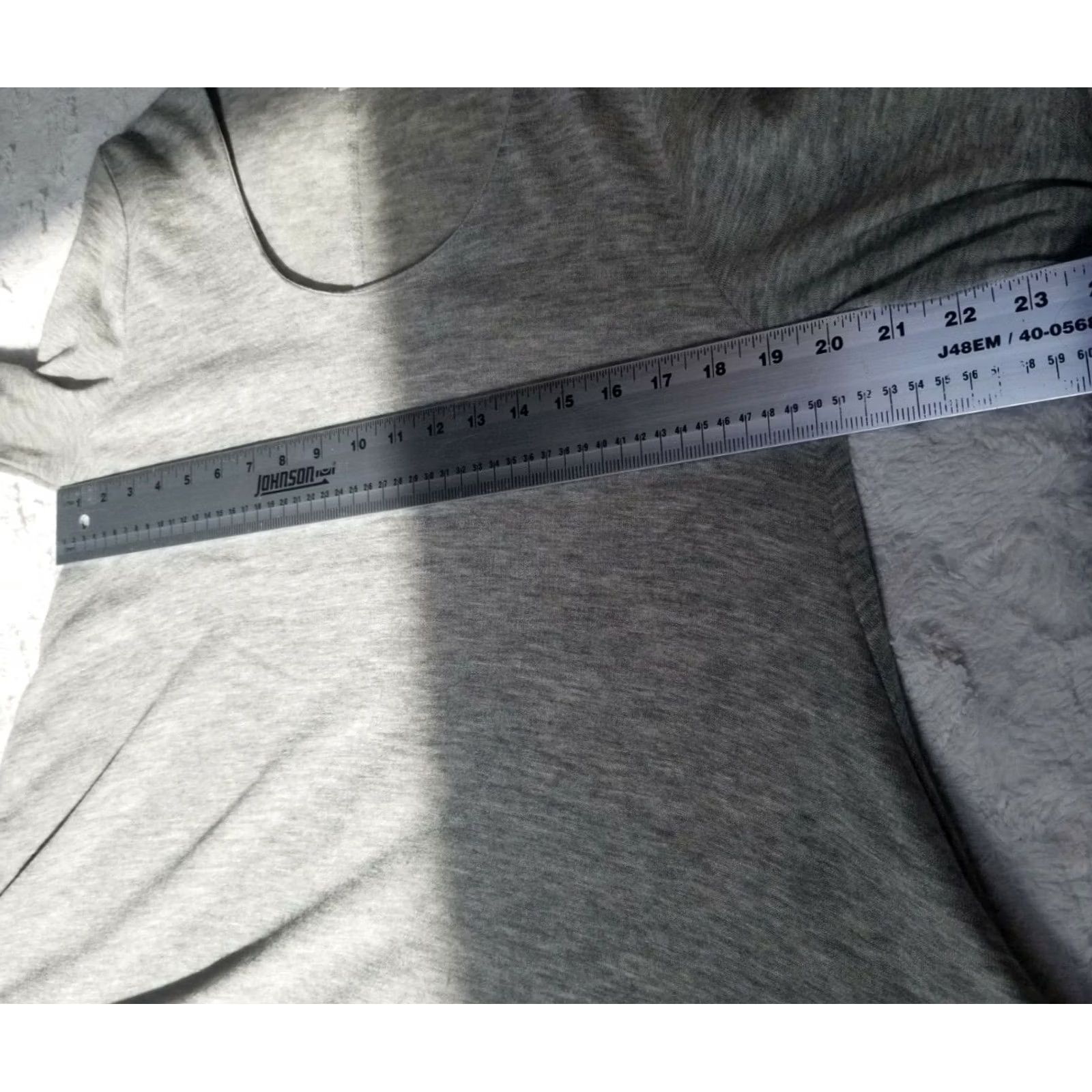 Vintage Umgee Womens Tunic Dress Top Long Sleeves Layered Pullover Gray Size Large Size L / US 10 / IT 46 - 6 Thumbnail