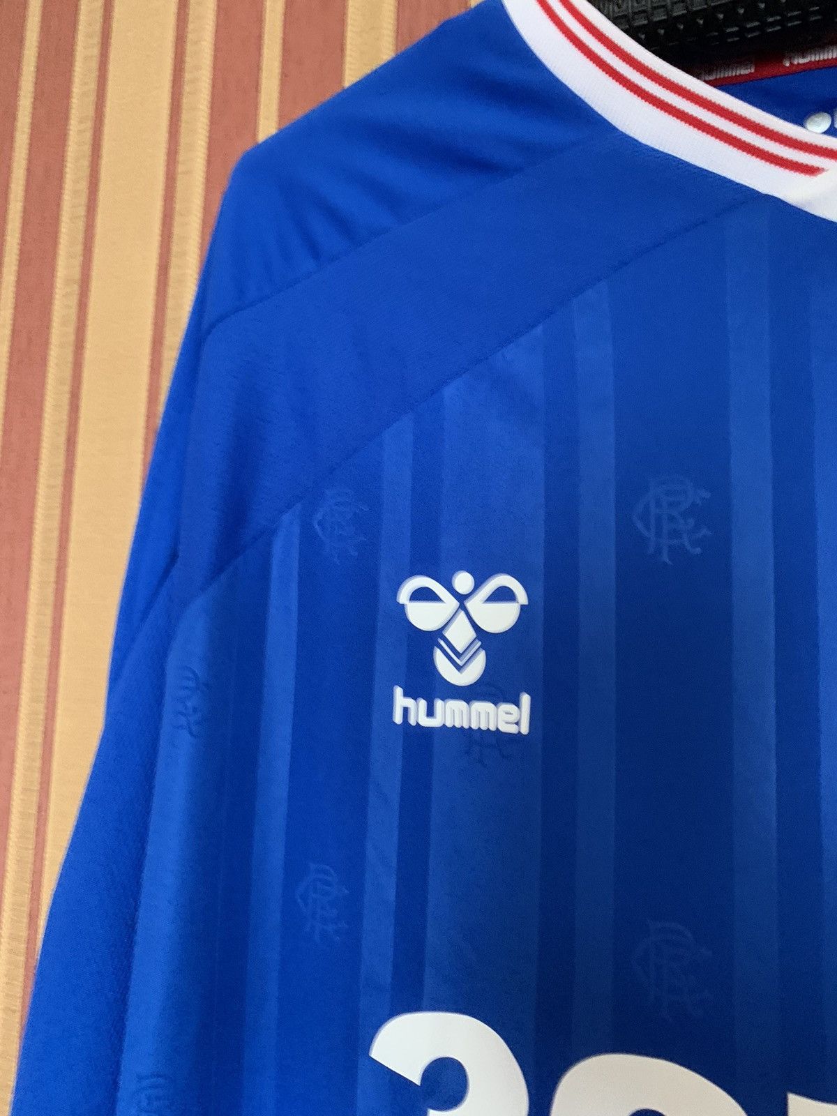 Hummel Rangers FC 2019 2020 Home Football Shirt Soccer Jersey Top Size US XXL / EU 58 / 5 - 3 Thumbnail
