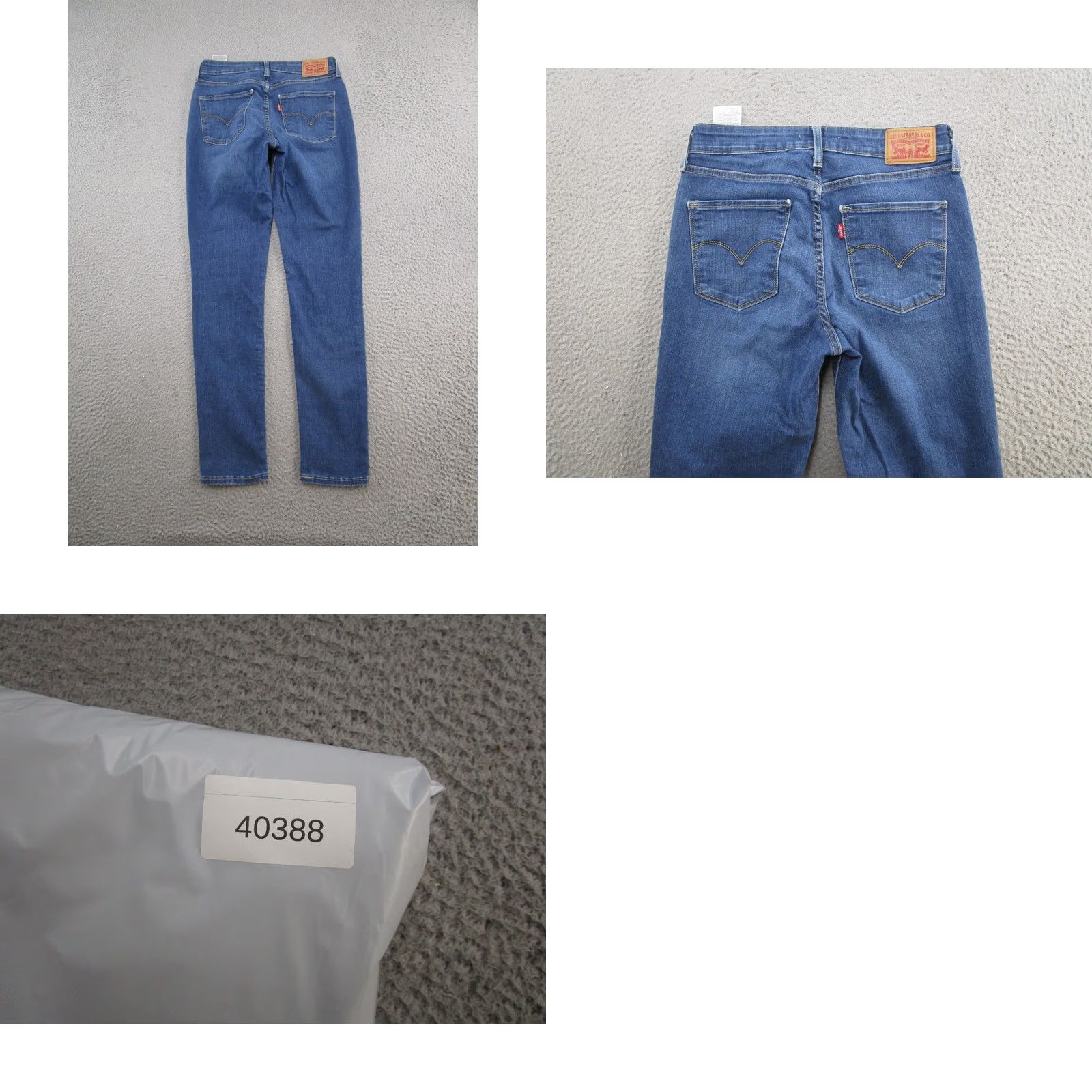 Levi's Levi's 721 Slim Jeans Womens 28x30 Blue Stretch Denim Hoodie Size 28" / US 6 / IT 42 - 9 Thumbnail