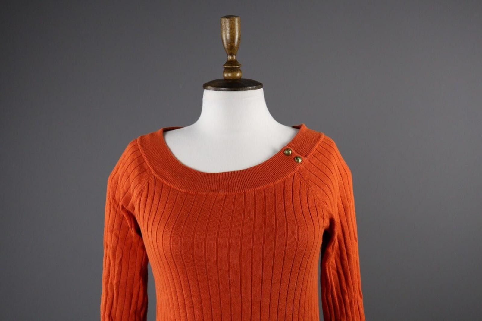 Lauren Ralph Lauren Lauren Ralph Lauren Orange Relaxed Top Shirt Size L Size L / US 10 / IT 46 - 2 Thumbnail