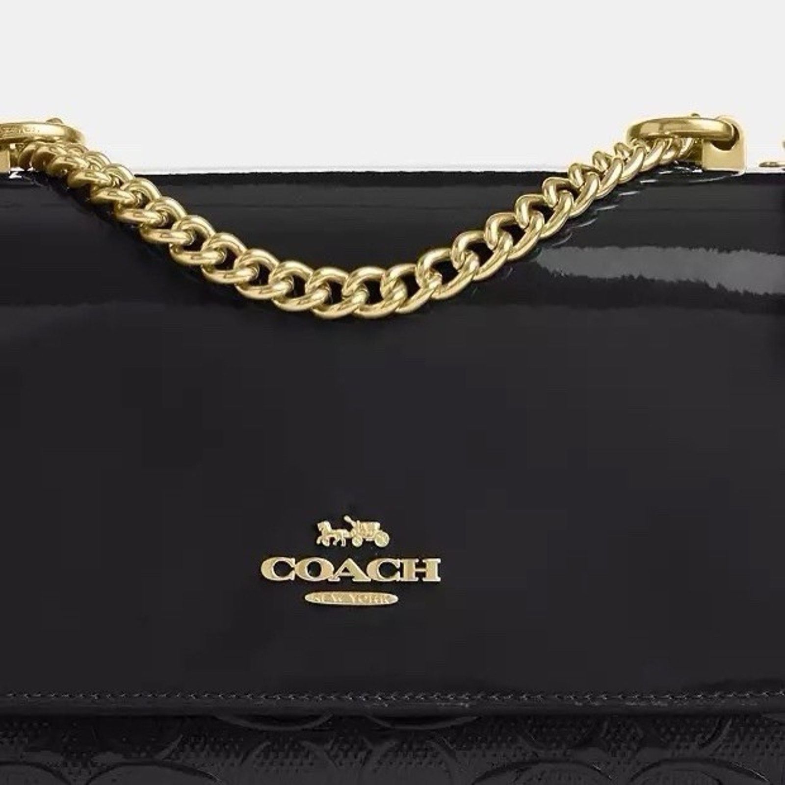 Coach NWT Coach Women's Klare Crossbody Bag Patent Leather CV397 Size ONE SIZE - 9 Thumbnail