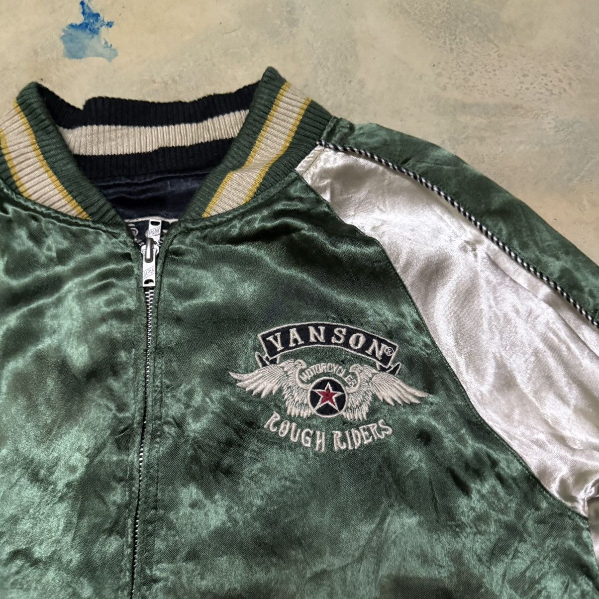Vanson Leathers Vanson Leathers Big Logo Reversible Sukajan Jacket Size US M / EU 48-50 / 2 - 13 Thumbnail