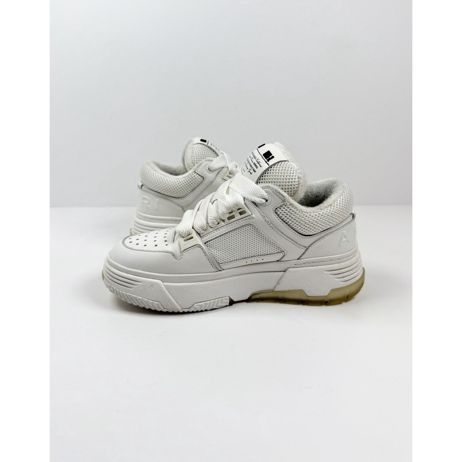 Amiri Size 38/8 - Amiri MA-1 White Sneakers Size US 8 / IT 38 - 6 Thumbnail