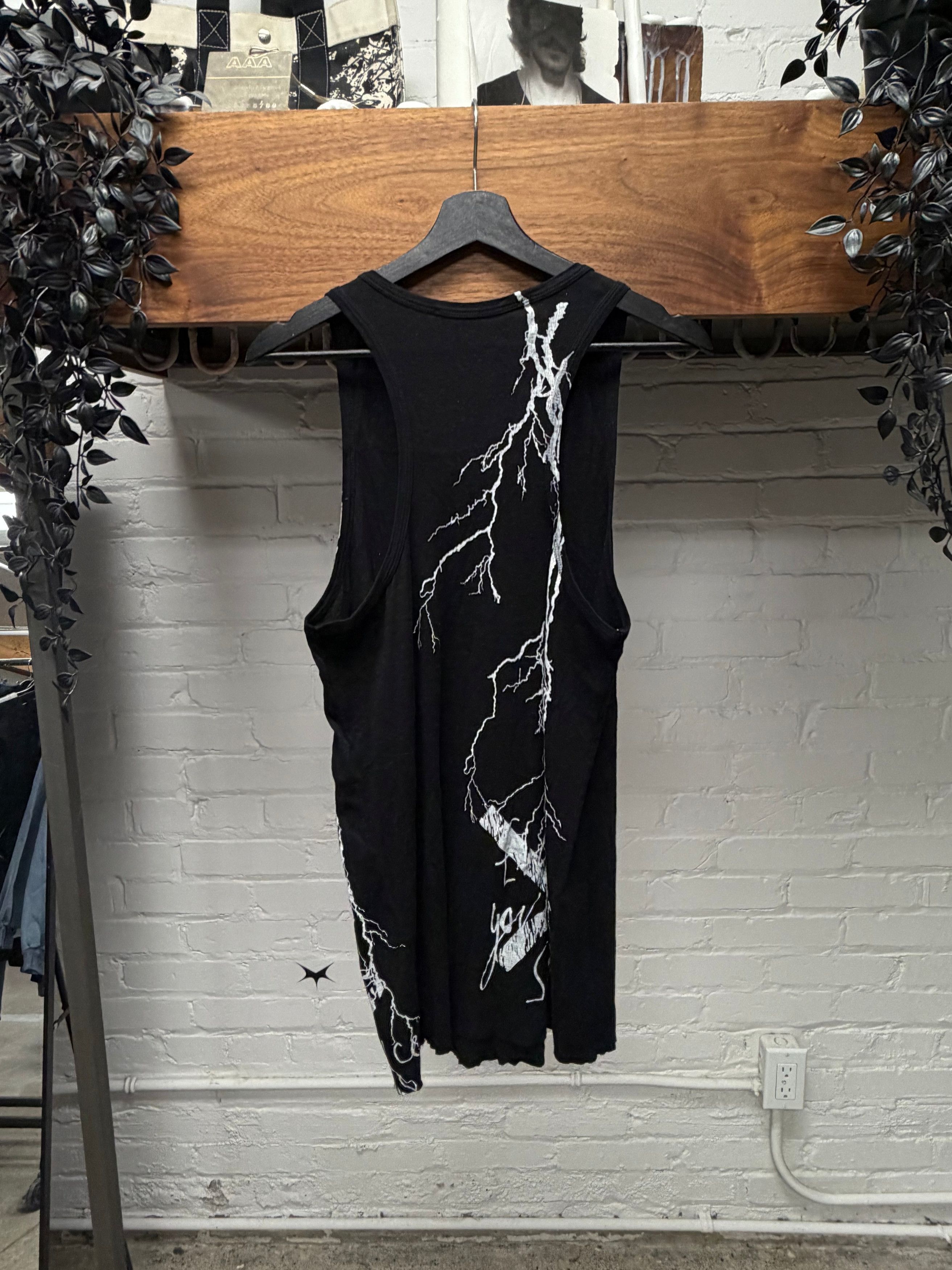 Haider Ackermann Haider Ackermann ‘Lightning Bolt’ Black Silk Tank Top Size US S / EU 44-46 / 1 - 4 Thumbnail