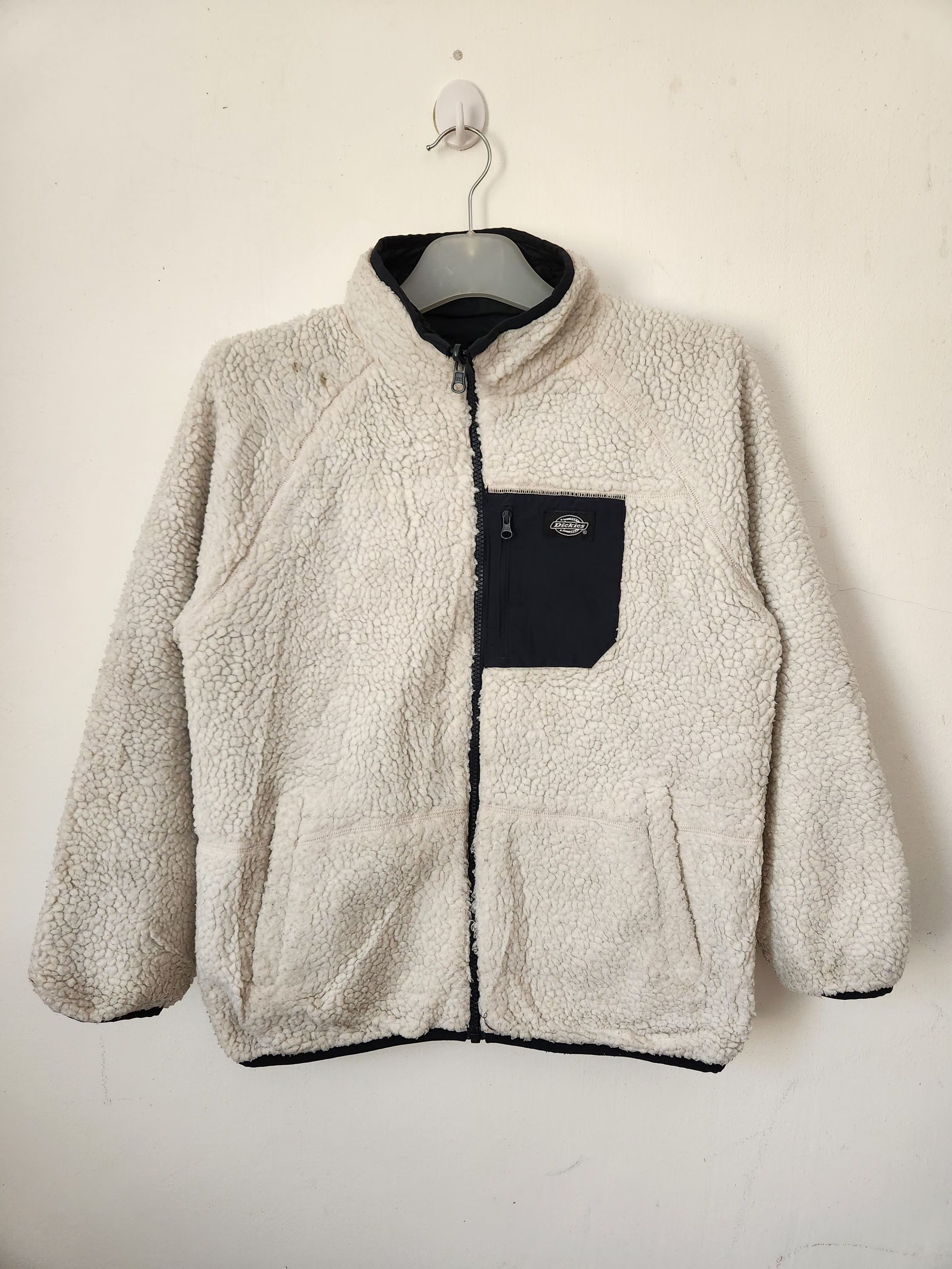 Dickies Dickies White Fleece Jacket Size US M / EU 48-50 / 2 - 1 Thumbnail