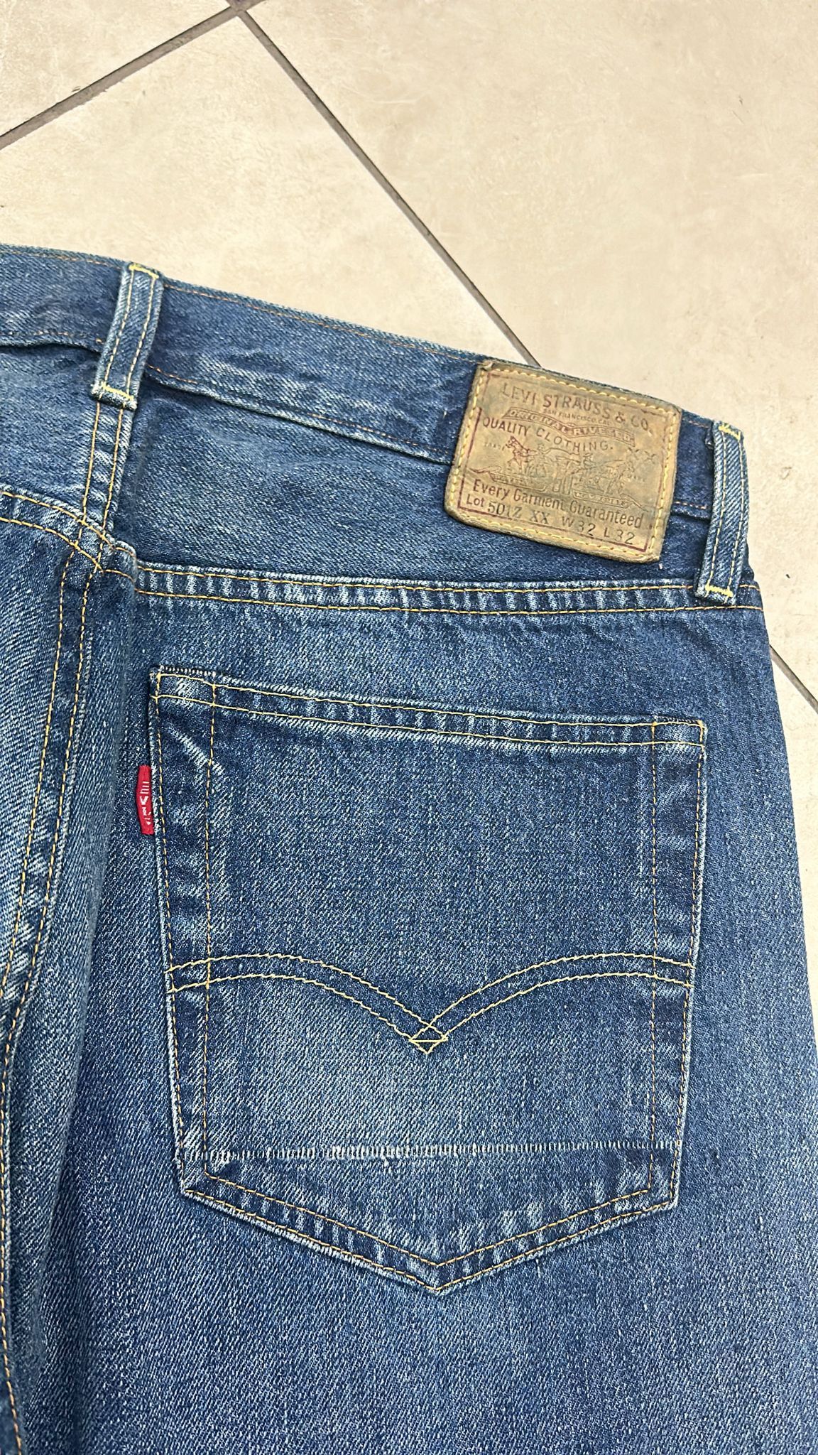 Levi's Vintage Clothing LVC Levi's Vintage Clothing 1954 501XX BigE Selvedge Jeans Size US 32 / EU 48 - 6 Thumbnail