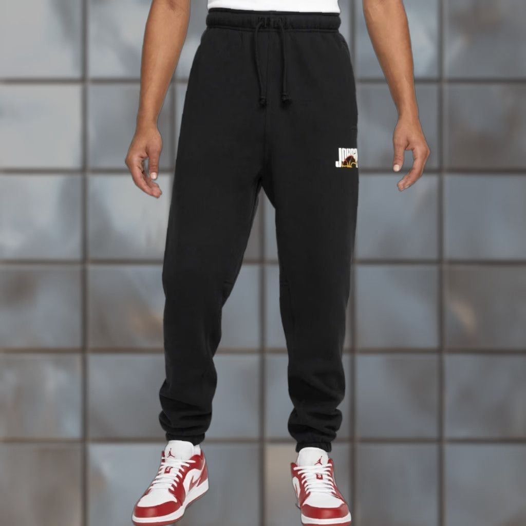 Nike VINTAGE Air Jordan DNA Nike Black Fleece Sport Jumpman 23 Jogger Sweatpants Sz. S Men Sweatpants Jumpman 23 Nike DNA Fleece Black S Mens Size US 29 - 1 Thumbnail