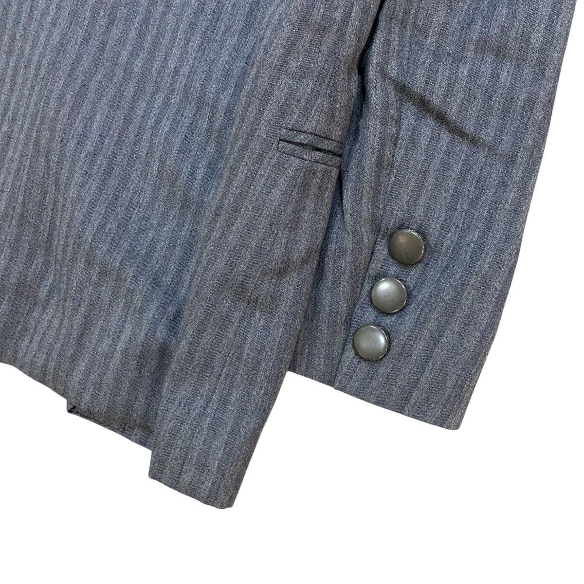 Christian Dior Monsieur 🌟VTG CHRISTIAN DIOR SINGLE BUTTON STRIPES WOOL COATS Size XS / US 0-2 / IT 36-38 - 6 Thumbnail