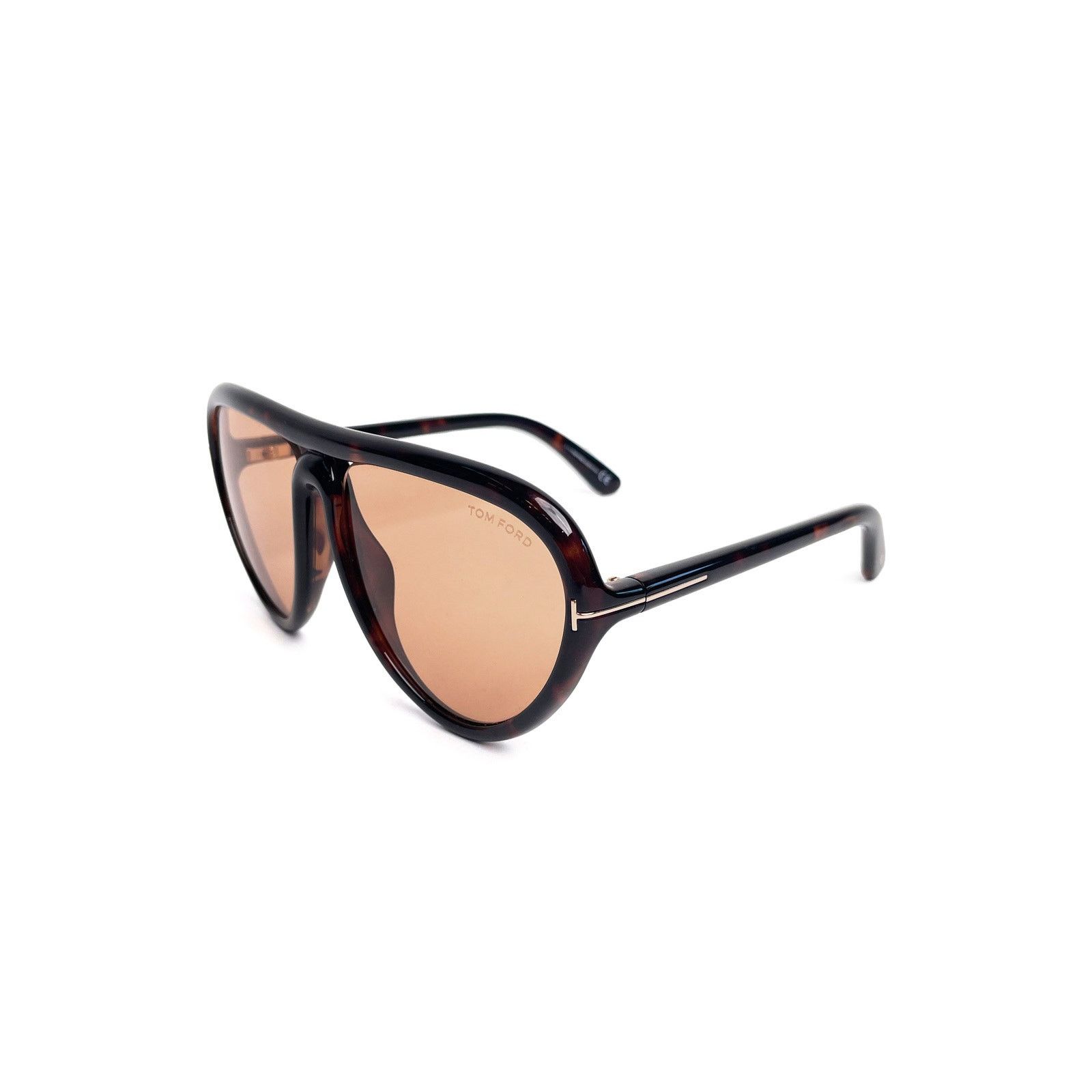 Tom Ford Tortoiseshell Oversize Brown Lens Sunnies Size ONE SIZE - 5 Thumbnail