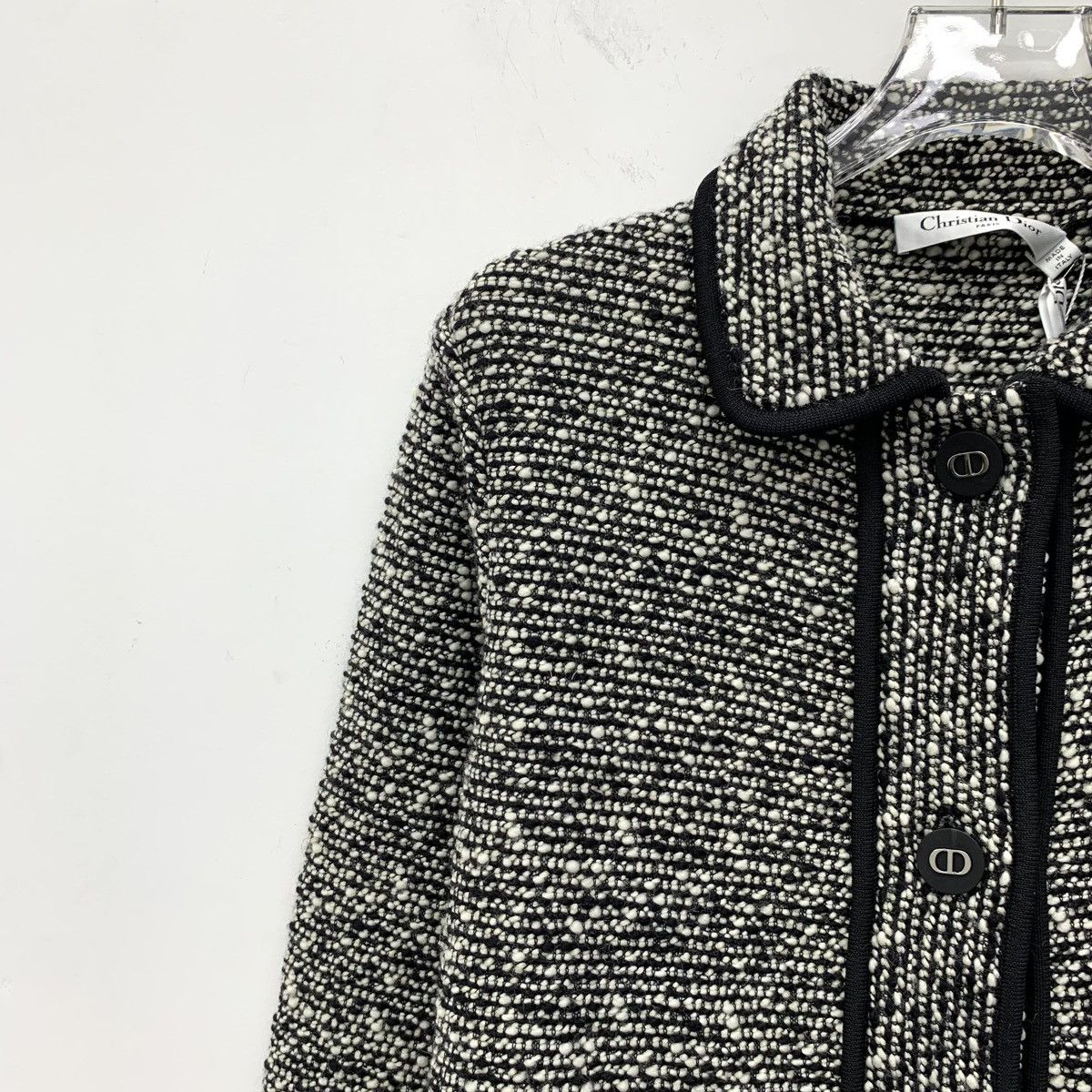 Dior Dior Colorblocked Sheep Wool Lapel Woven Tweed Jacket Size M / US 6-8 / IT 42-44 - 3 Thumbnail