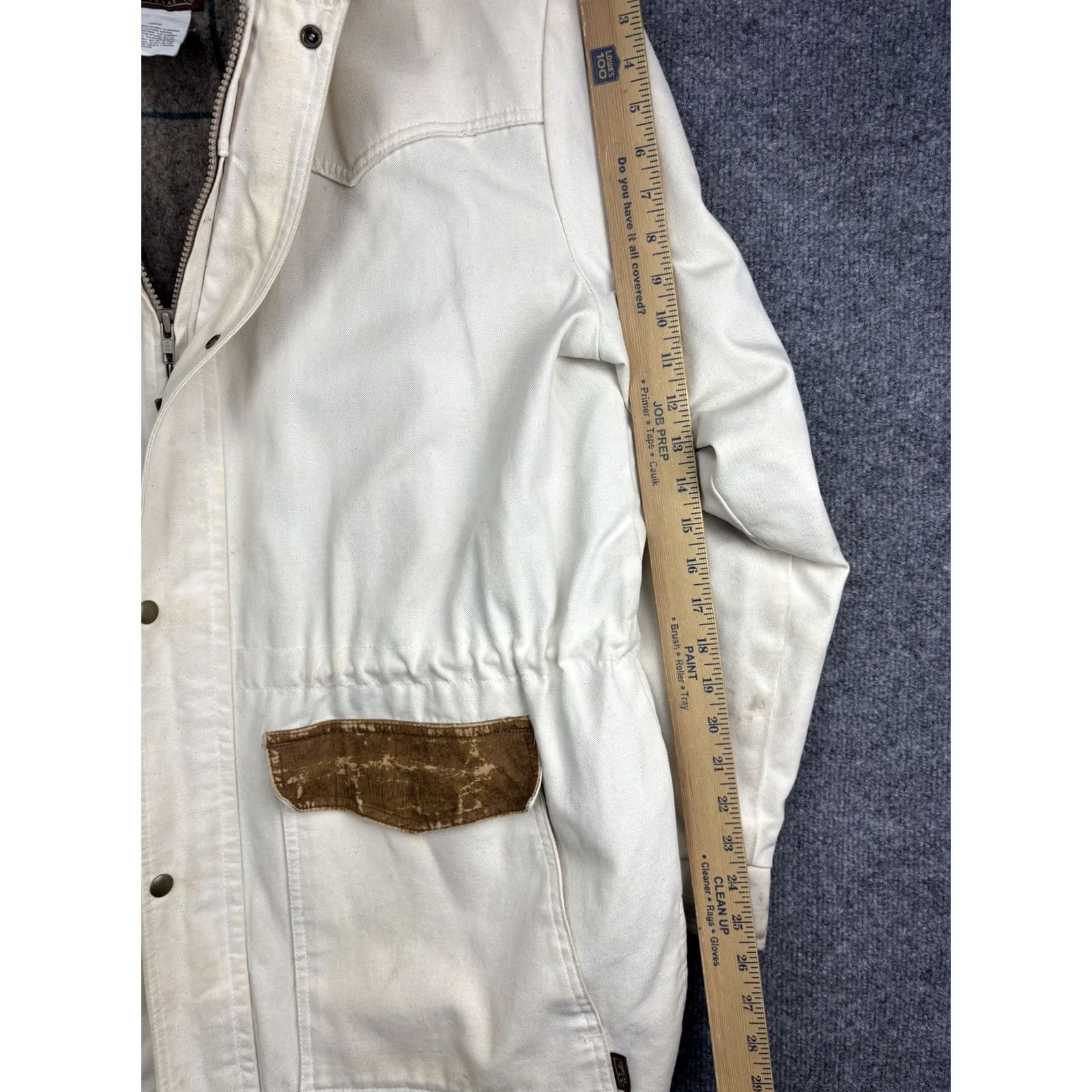 Walls VINTAGE Walls Western Wear Jacket Mens XL White Canvas Lined Parka USA Workwear Size US XL / EU 56 / 4 - 5 Thumbnail