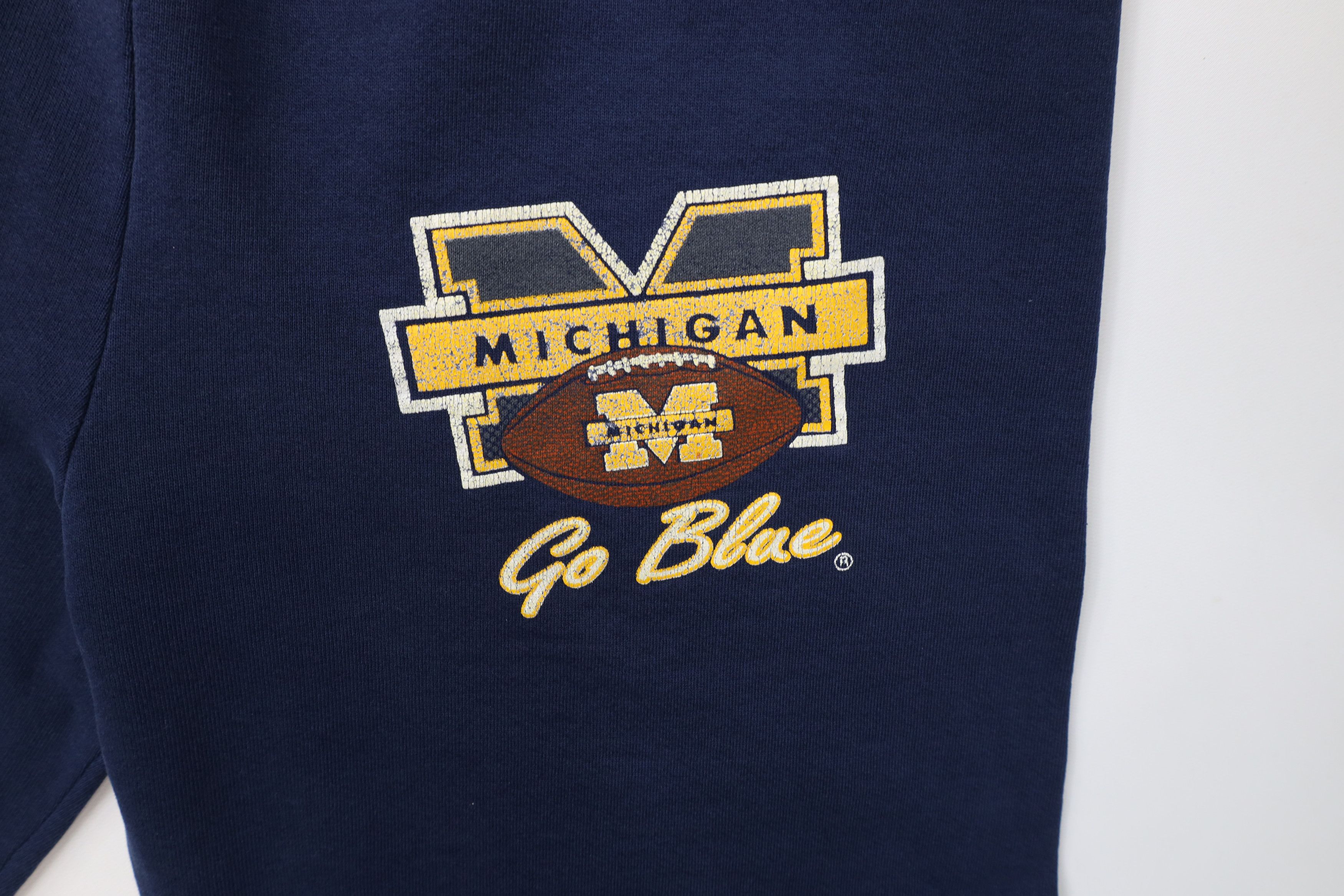 Russell Athletic × Vintage Vintage 90s Russell Athletic University of Michigan Football Size US 38 / EU 54 - 6 Thumbnail