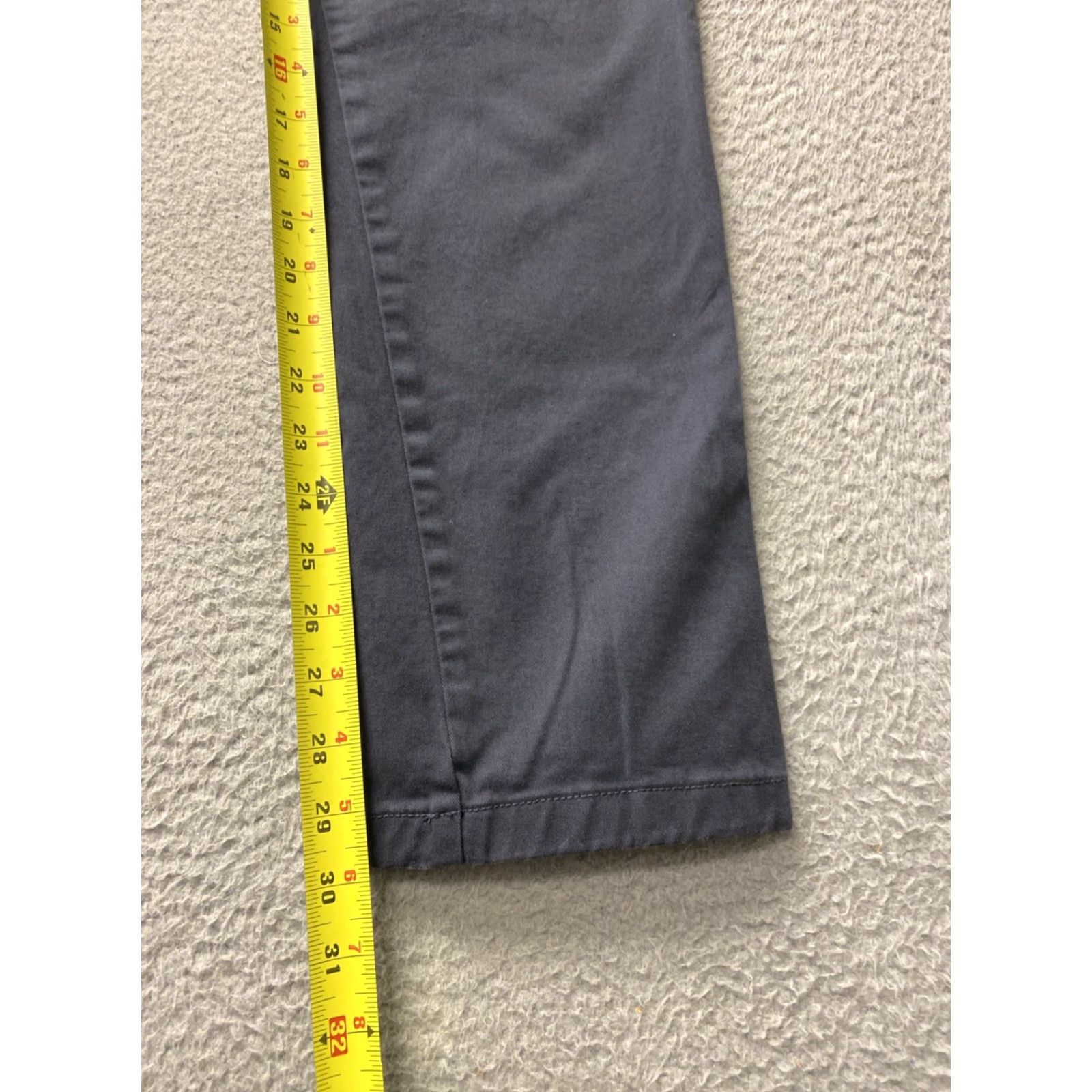Banana Republic VINTAGE Banana Republic Chino Pants Men’s 30x30 DARK PERIWINKLE Casual Slim Flat Front Cotton Solid 30 In Mens Size US 30 / EU 46 - 3 Thumbnail
