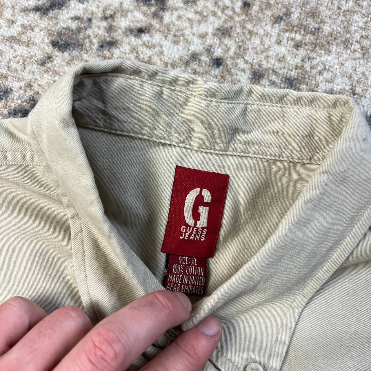 Guess Guess Mini Logo Vintage Y2K Luxury Button Up Shirt Size US XL / EU 56 / 4 - 5 Thumbnail