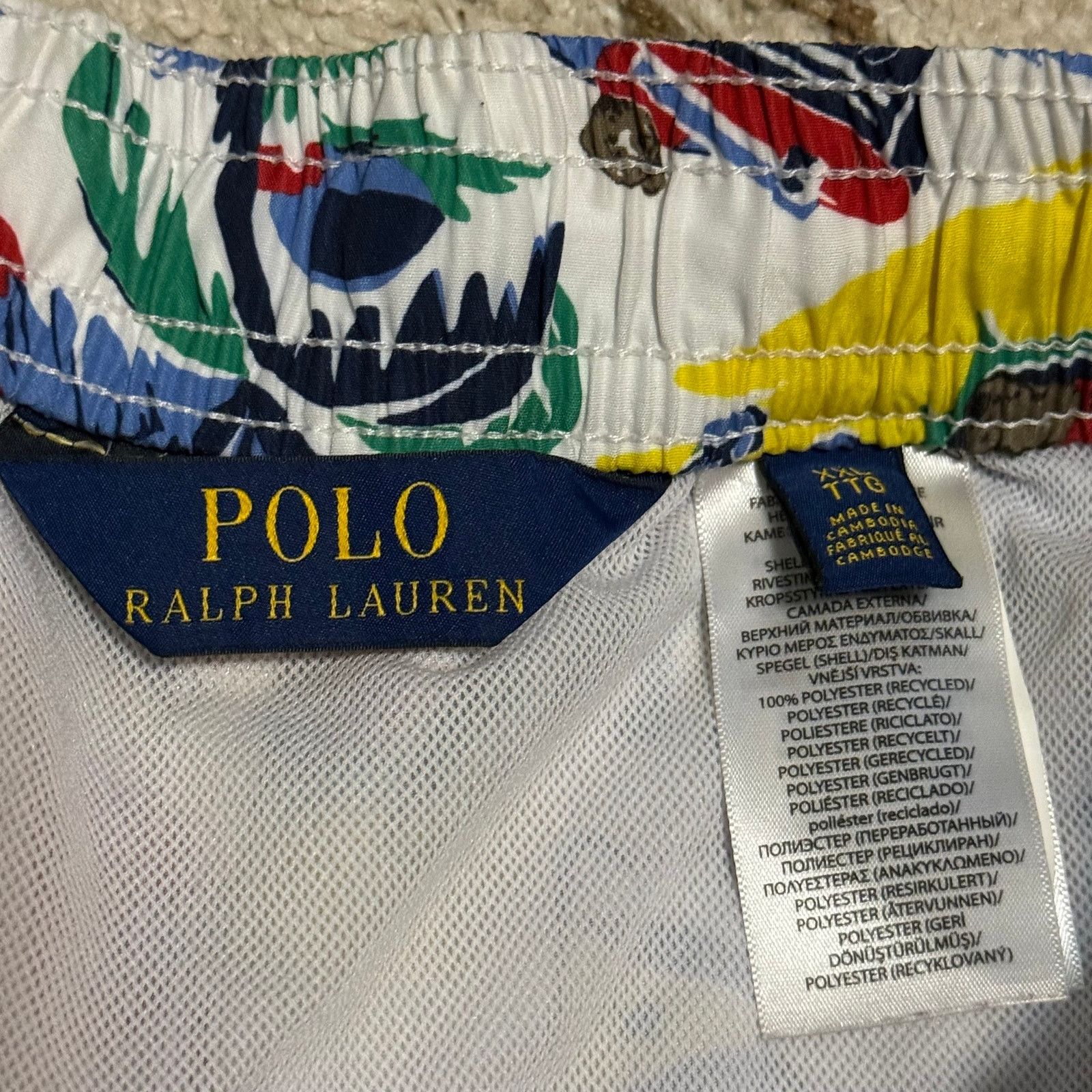 Polo Ralph Lauren Polo Ralph Lauren Polo Bear Watersports Swim Trunks Size 2XL Size US 40 / EU 56 - 5 Thumbnail