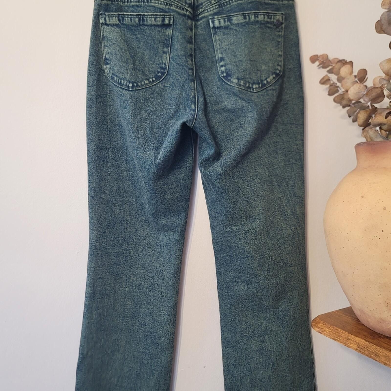 Other Democracy “Absolution” Green Tint Denim Acid Wash Sz 8 Size 30" / US 8 / IT 44 - 7 Thumbnail