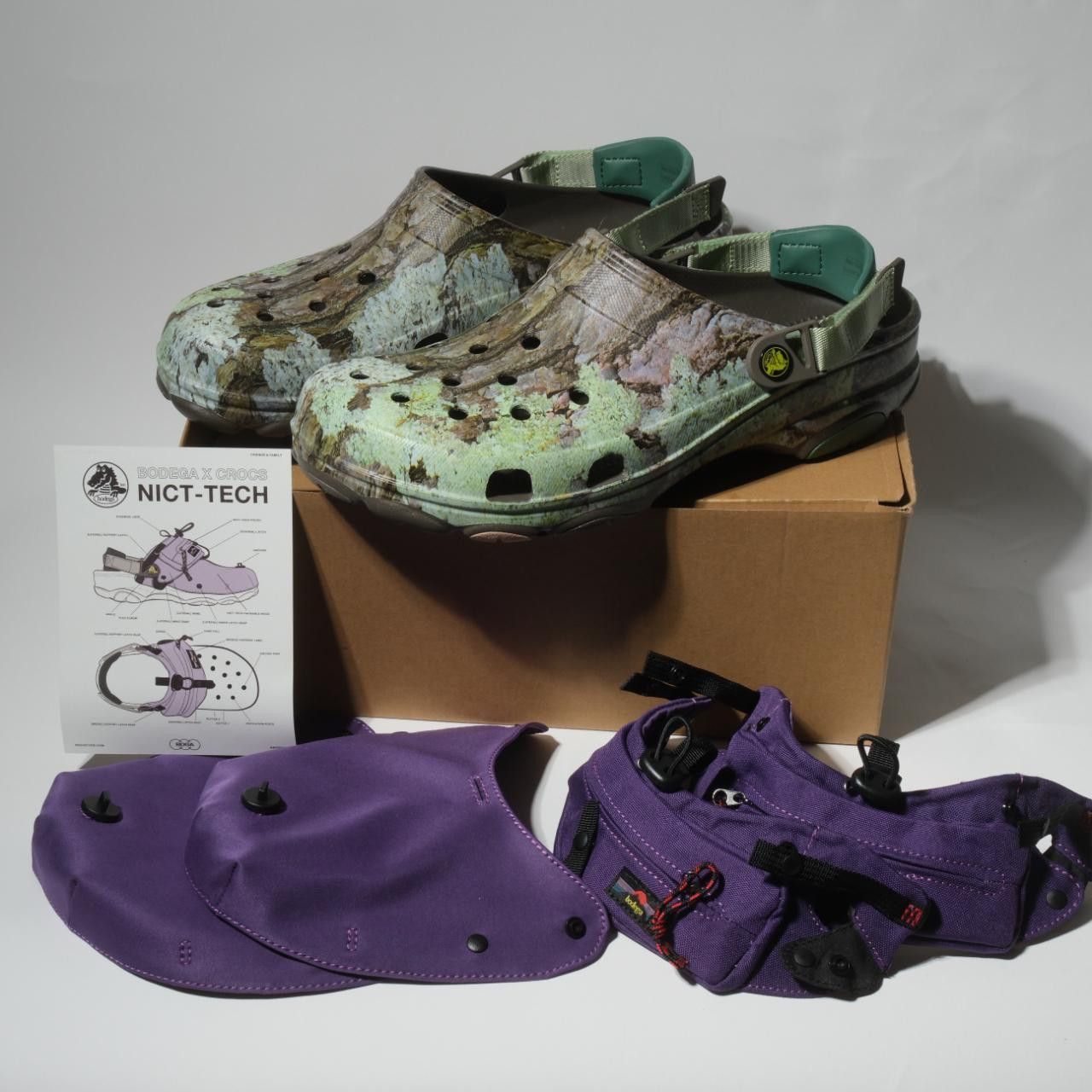 Bodega × Crocs Bodega x Crocs Classic All-Terrain Clog 'NICT-TECH' 2023 Size US 12 / EU 45 - 1 Thumbnail
