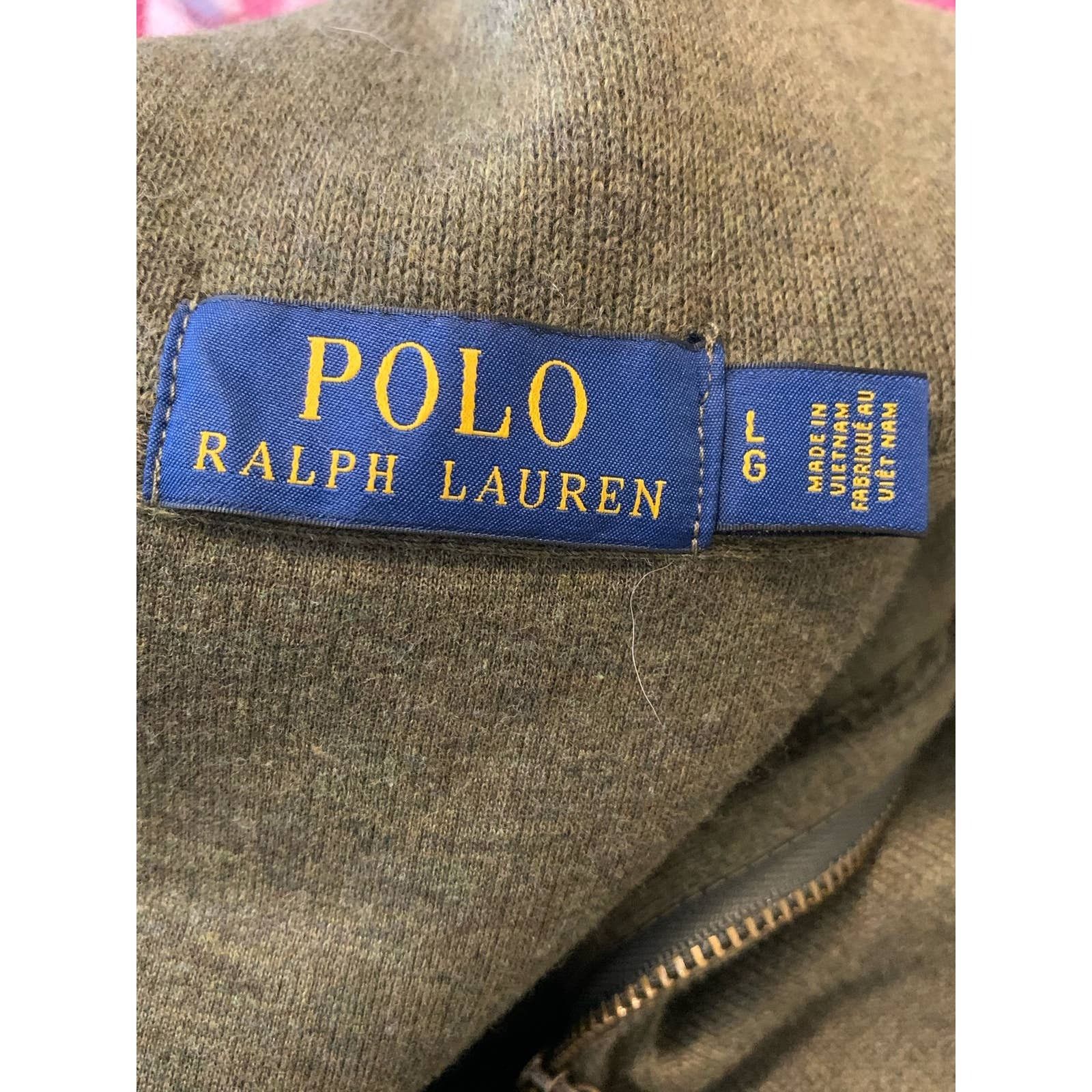 Ralph Lauren Polo green long sleeves pullover sweatshirt size Large Size US L / EU 52-54 / 3 - 3 Thumbnail