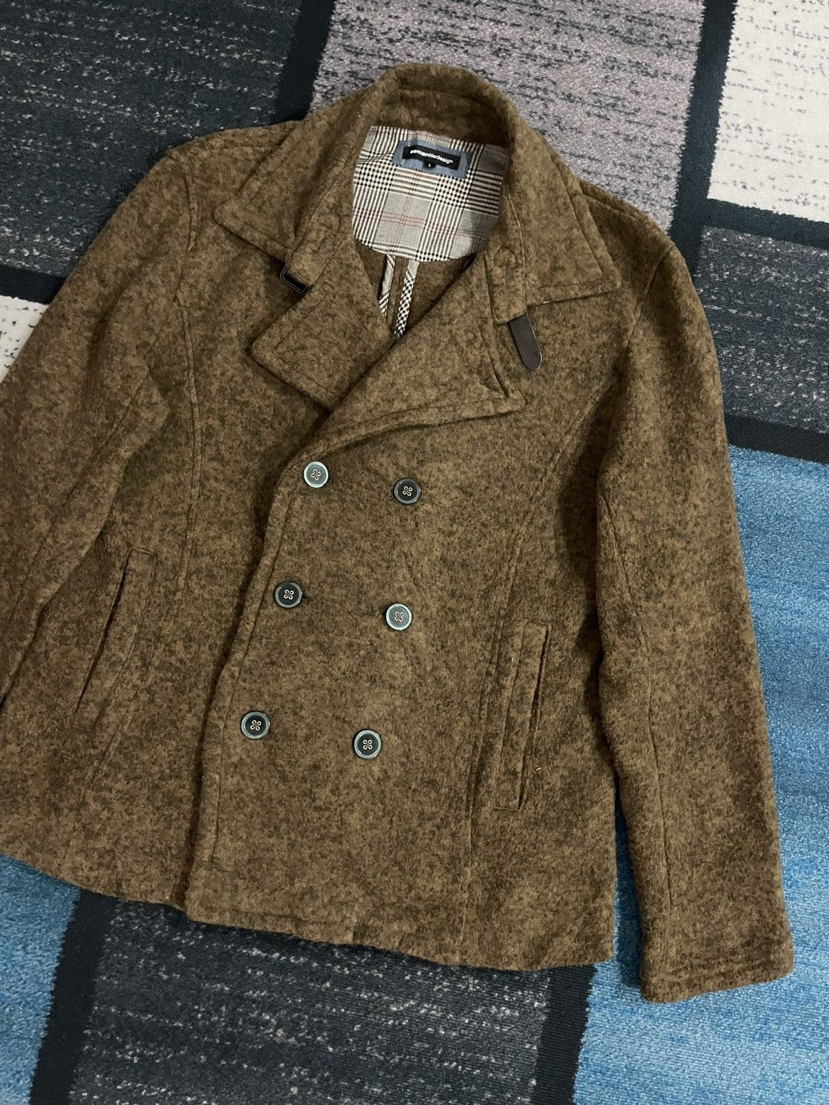 Japanese Brand × semanticdesign Semantic Design Double Breasted Jacket Size US L / EU 52-54 / 3 - 3 Thumbnail