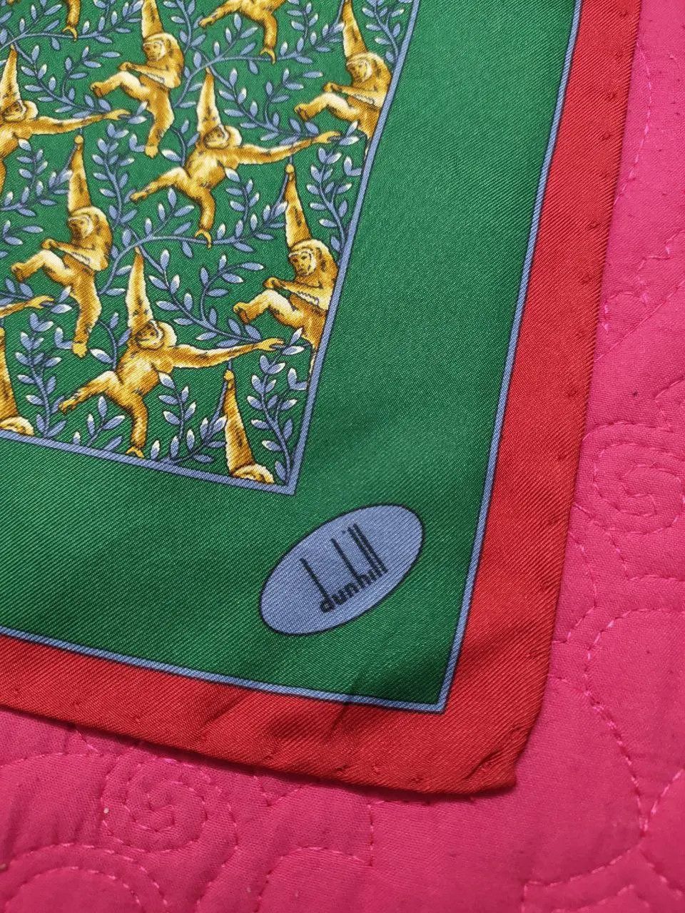 Alfred Dunhill Dunhill Monogram Silk Handkerchief Size ONE SIZE - 3 Thumbnail
