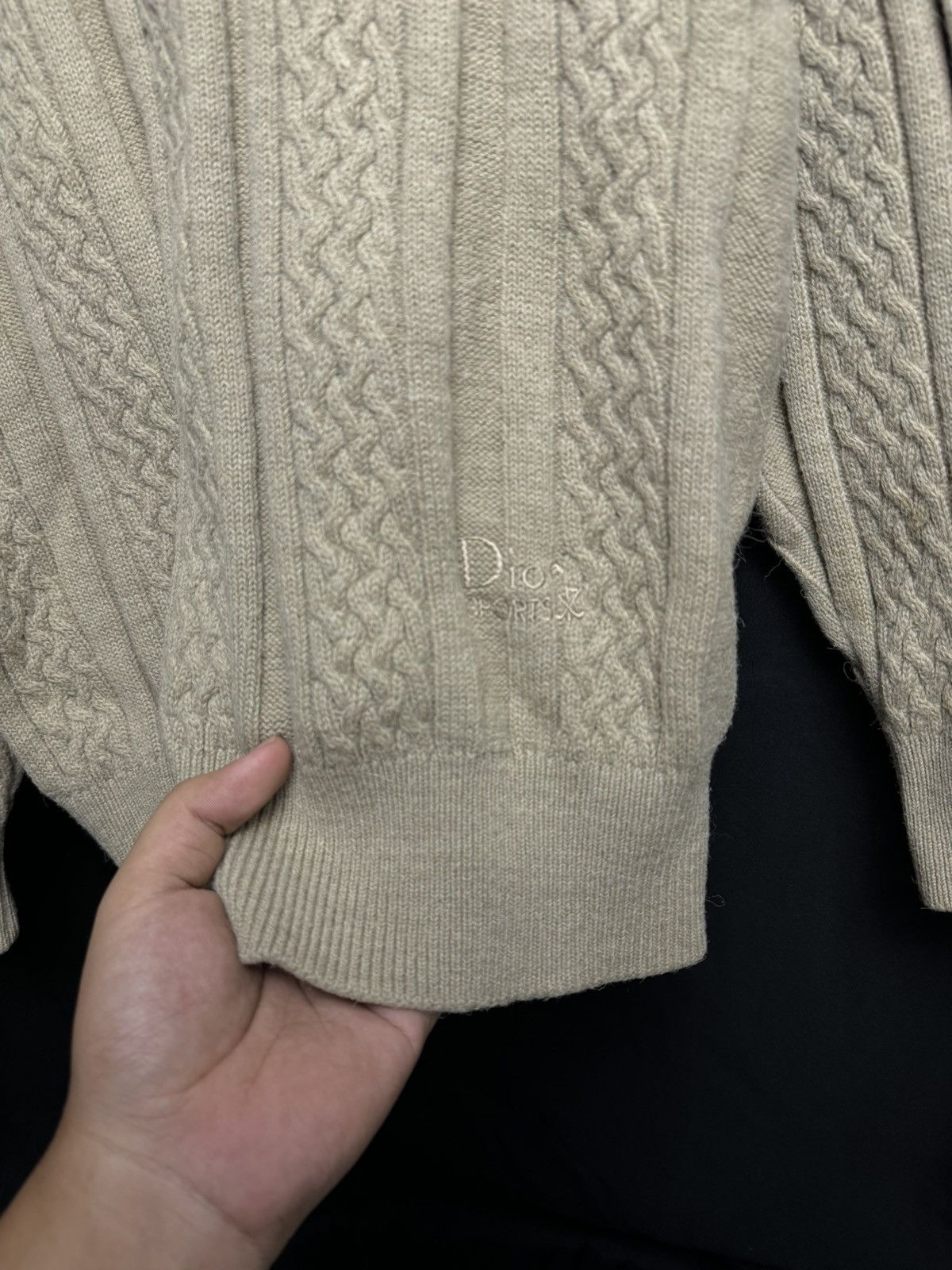 Christian Dior Monsieur Christian Dior Cable Sweater Size US M / EU 48-50 / 2 - 3 Thumbnail