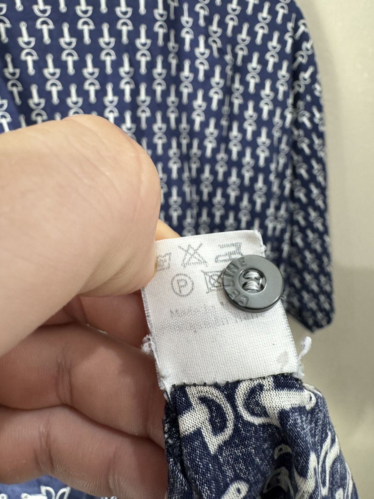 Celine Vintage Celine Monogram Polo Shirt Size US XXL / EU 58 / 5 - 5 Thumbnail
