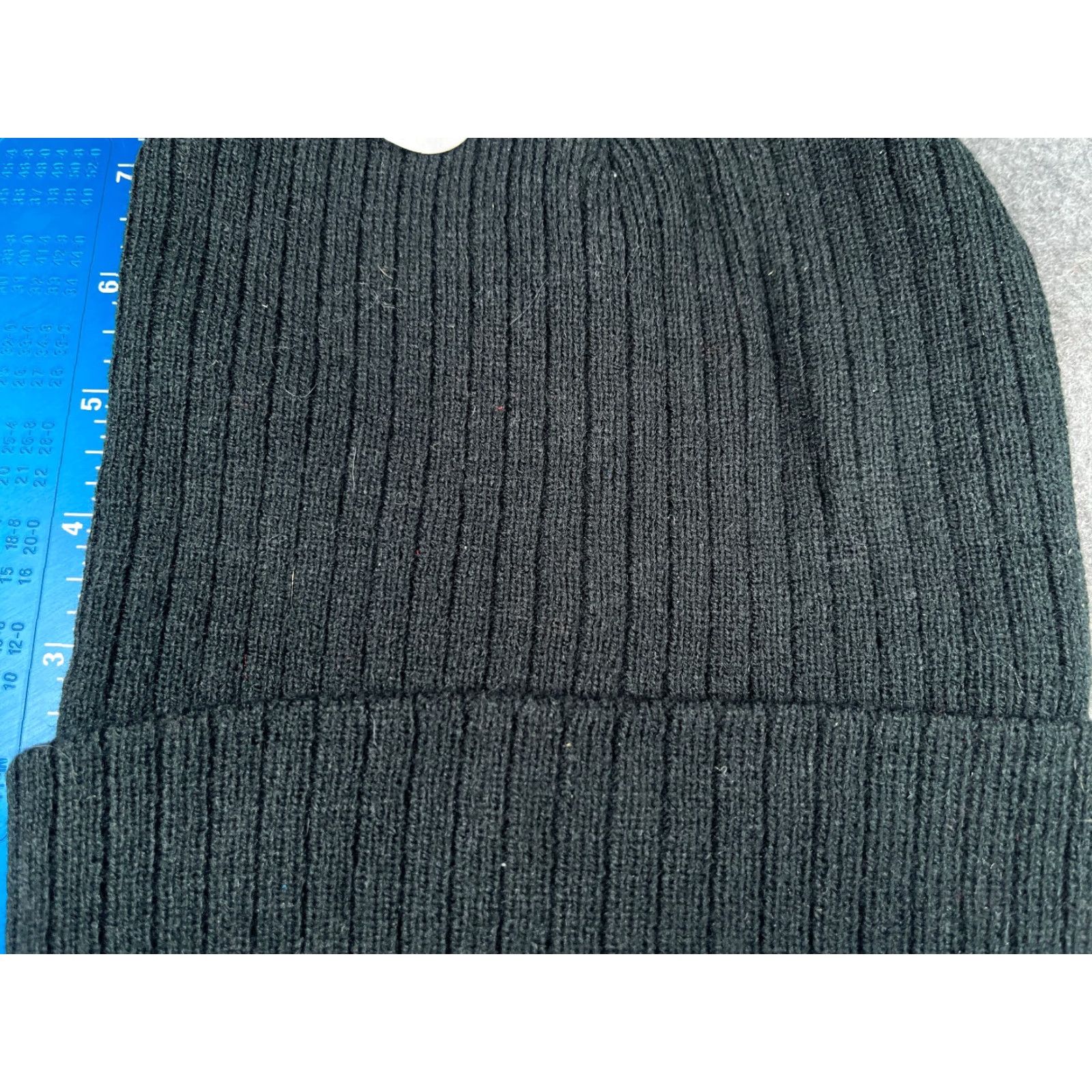 Vintage VINTAGE not? (Wait) The CK Group Beanie Adult One Size Black Ribbed Knit Acrylic Winterwear Ski NEW Size ONE SIZE - 2 Thumbnail