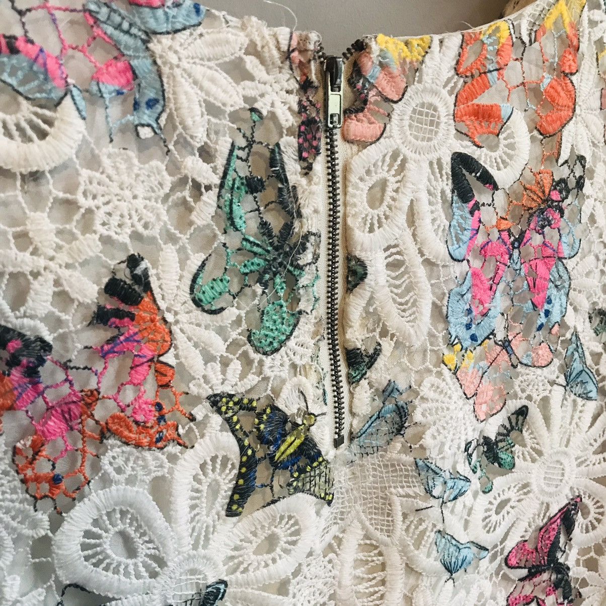 If Six Was Nine × Seditionaries Japanese Butterfly Lace Dress Size S / US 4 / IT 40 - 8 Thumbnail
