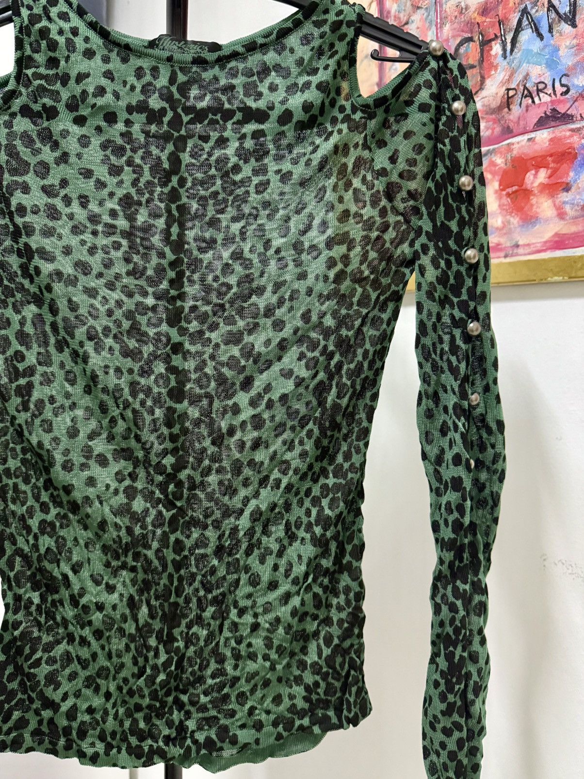 Hysteric Glamour Hysteric Glamour Green Leopard with Button On sleeves Size XS / US 0-2 / IT 36-38 - 3 Thumbnail